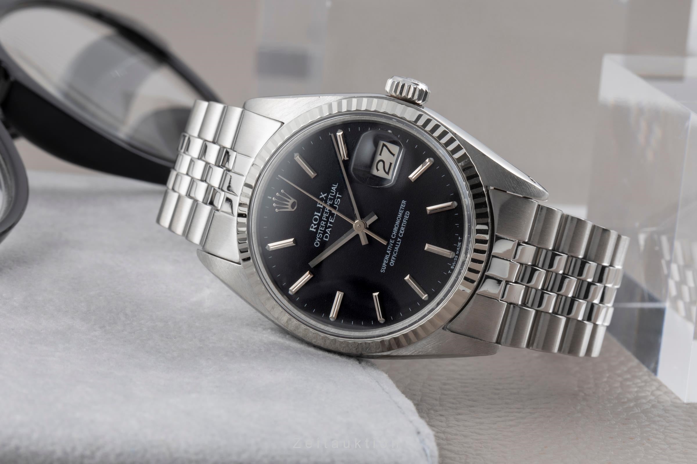 Rolex Datejust Stahl / Weissgold Automatik Herrenuhr Ref. 16014 Klassiker  [2506949]