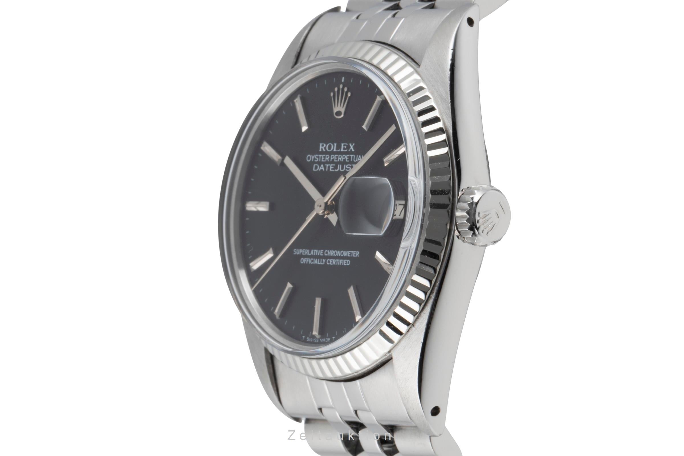 Rolex Datejust Stahl / Weissgold Automatik Herrenuhr Ref. 16014 Klassiker  [2506949]