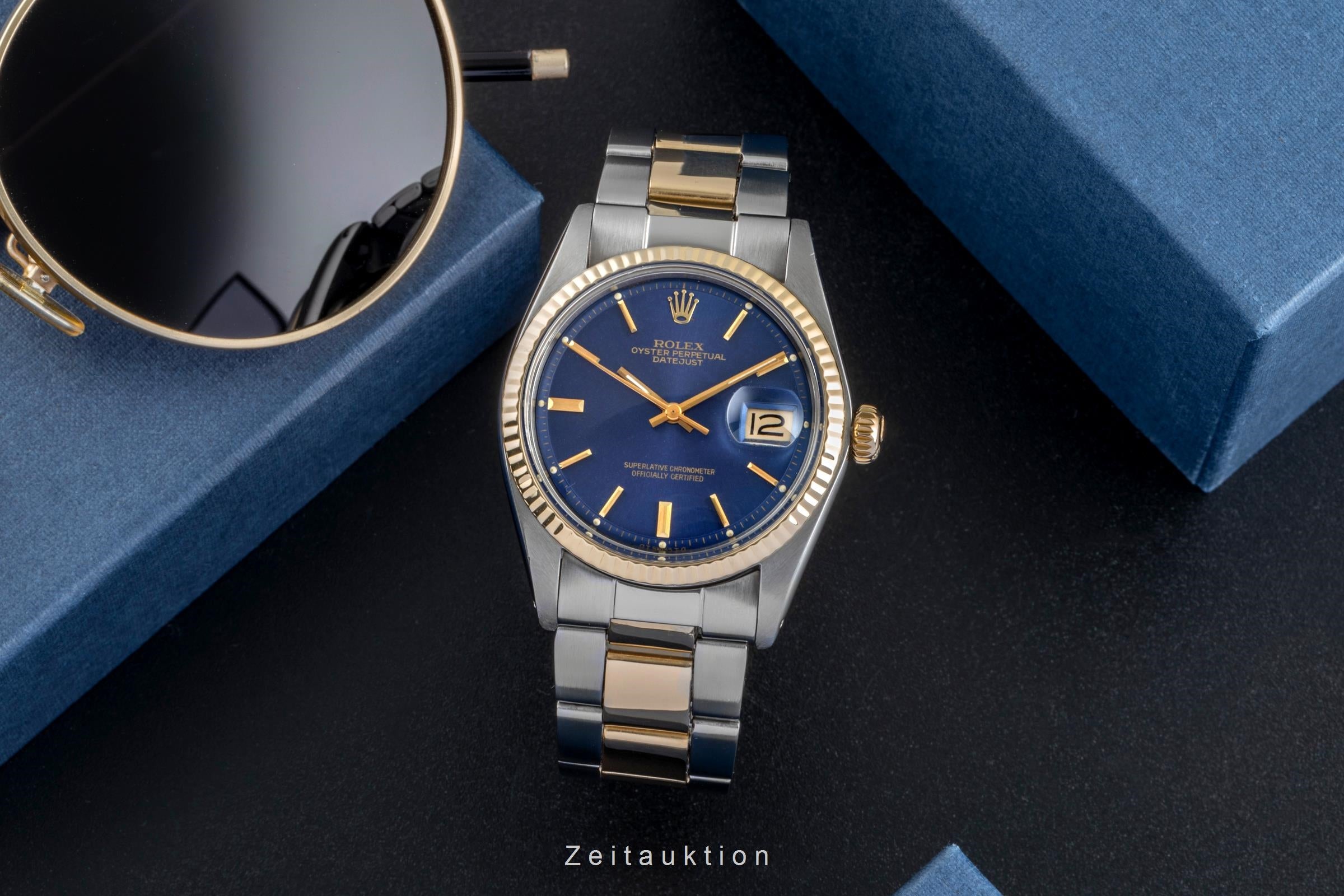 Rolex Datejust steel / gold automatic men's watch 1601 Vintage  [2506950]