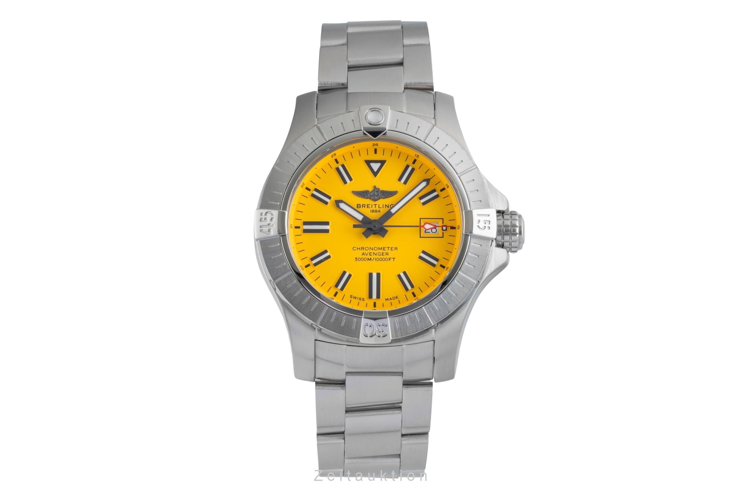 Breitling Avenger Seawolf acero automático reloj para caballeros A17319  [2506952]