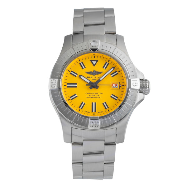 Breitling Avenger Seawolf acero automático reloj para caballeros A17319  [2506952]