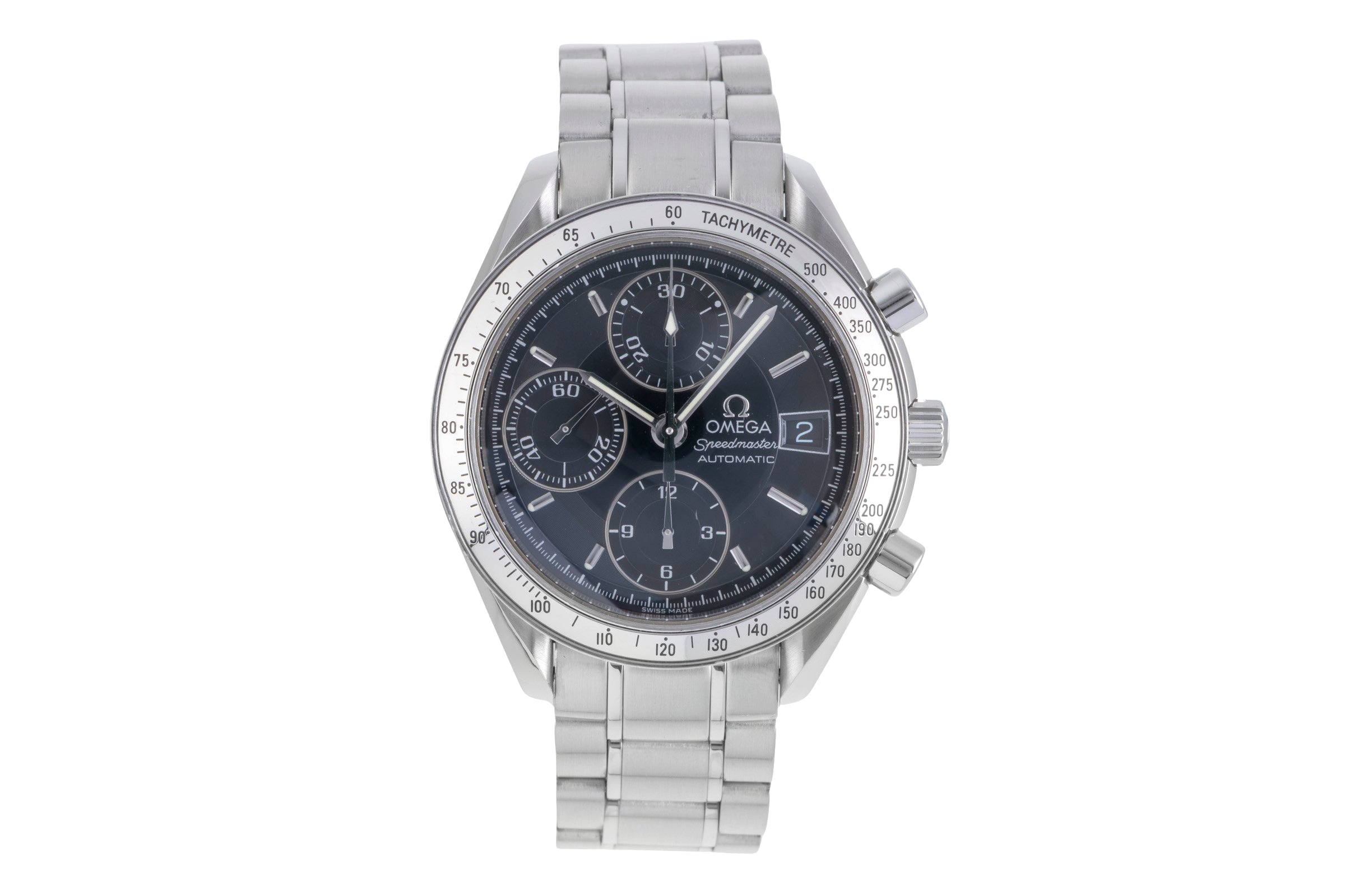 Omega Speedmaster Date chronograph steel automatic men's watch 3513.50.00 LP: 6100EUR  [2506954]