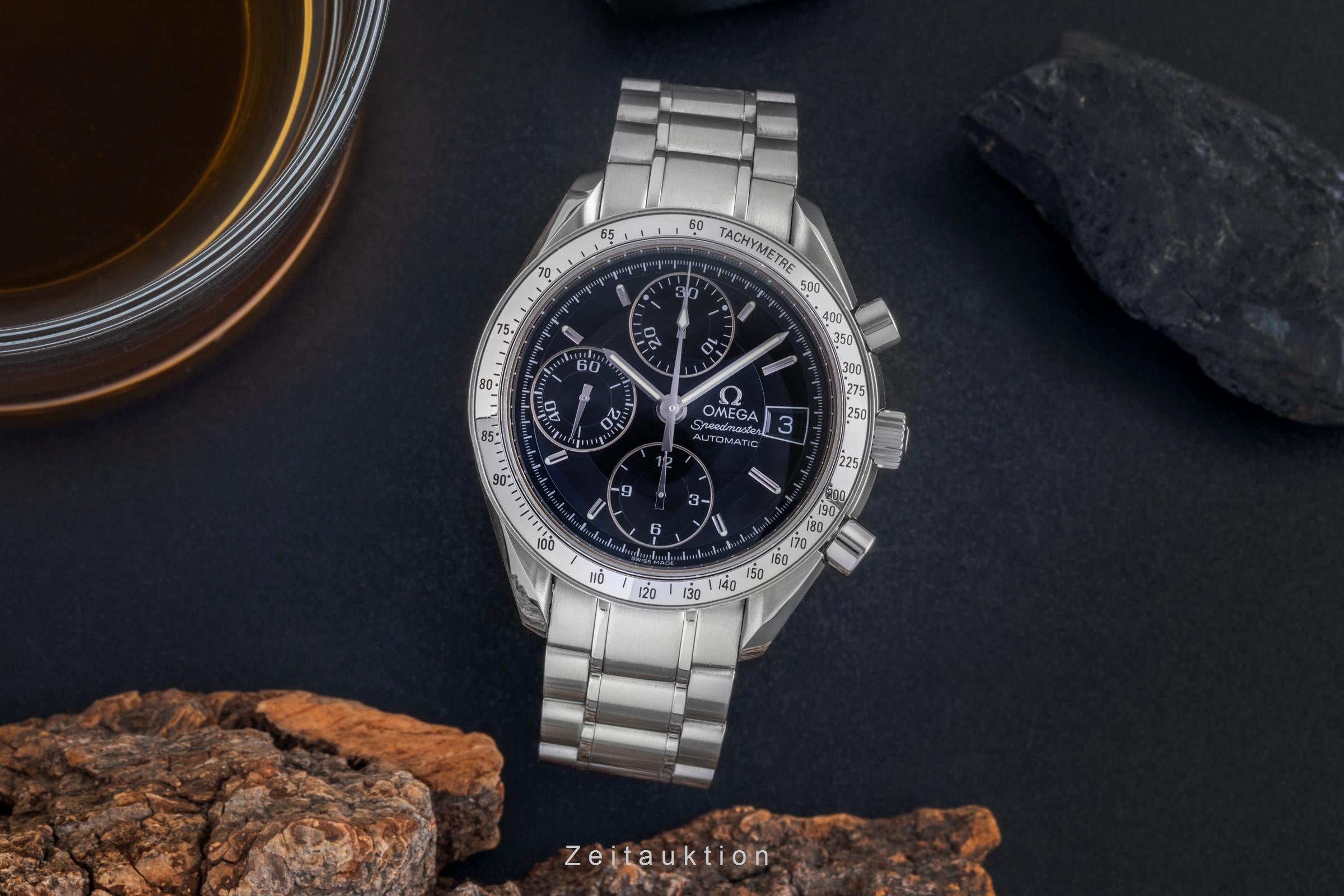 Omega Speedmaster Date chronograph steel automatic men's watch 3513.50.00 LP: 6100EUR  [2506954]