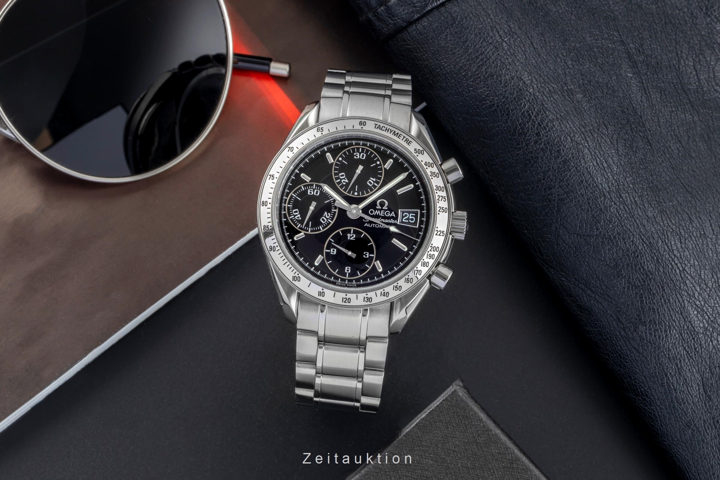 Omega Speedmaster Date chronograph steel automatic Kal. 1152 Ref