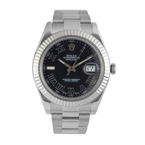 Rolex Datejust acero / oro blanco automático reloj para caballeros 116334  [2506963]