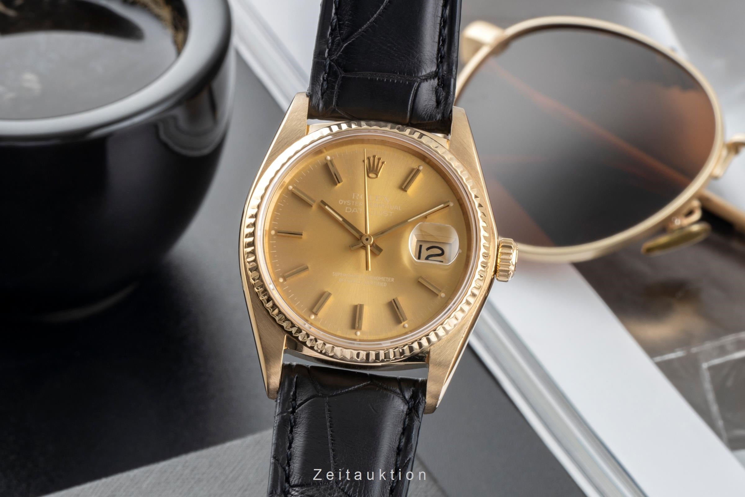 Rolex Datejust 18 ct gold automatic Kal. 3035 Ref. 16018 | 2506964