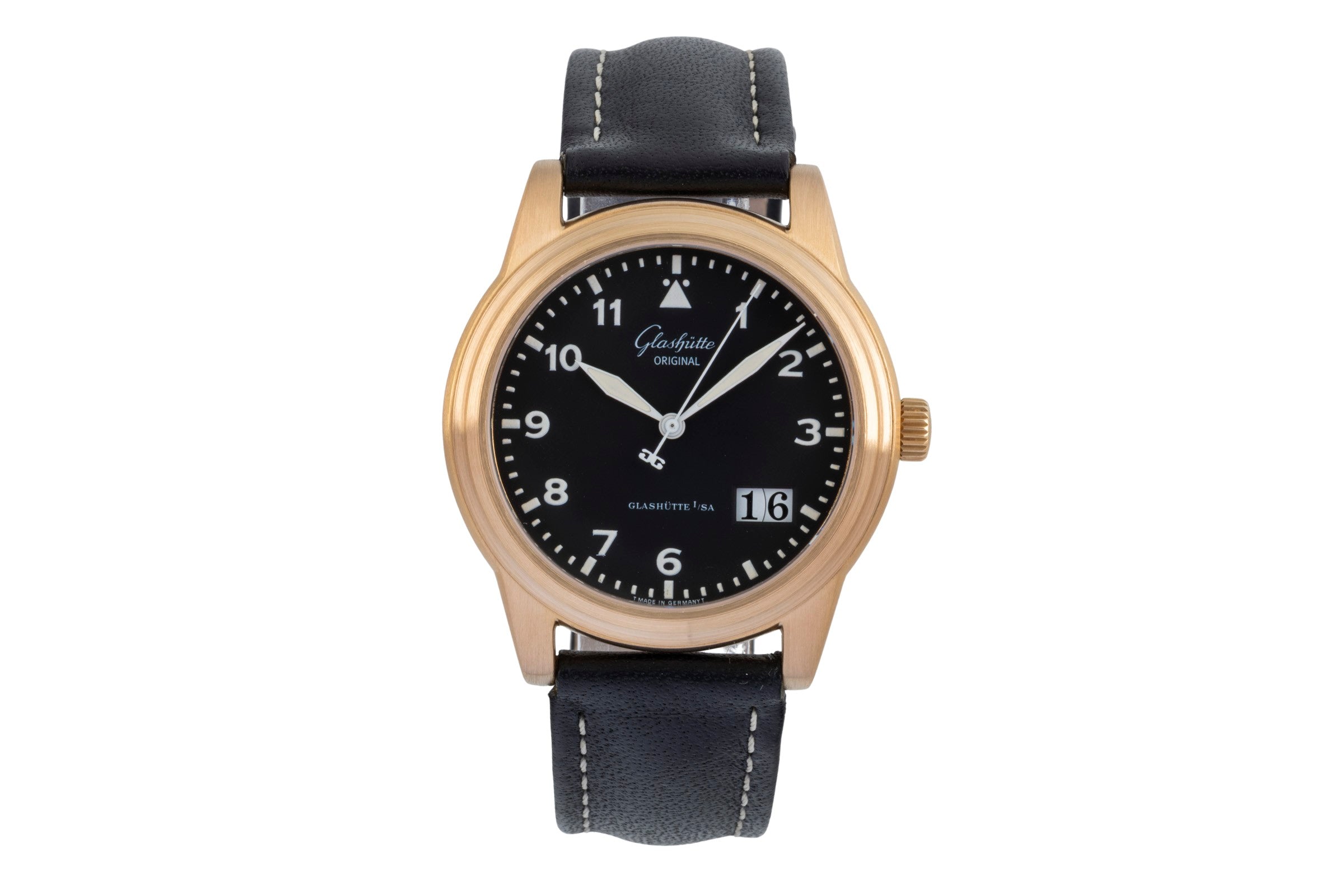 Glashütte Navigator 18k Gold Automatik Herrenuhr Ref. 39-42-07-11-04  [2506968]