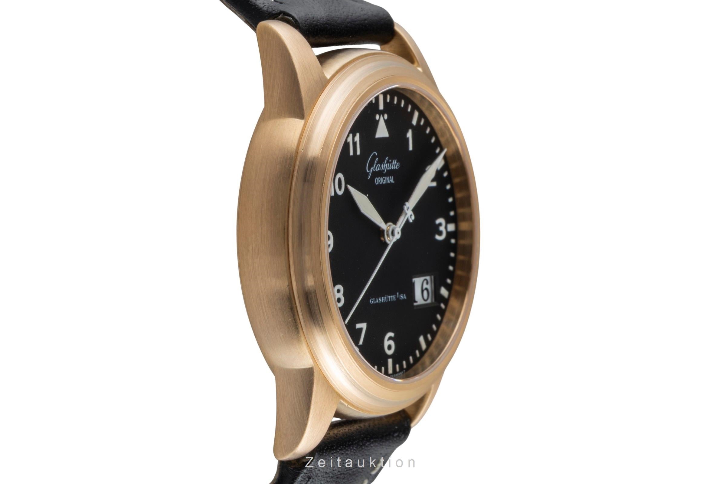 Glashütte Navigator 18k Gold Automatik Herrenuhr Ref. 39-42-07-11-04  [2506968]