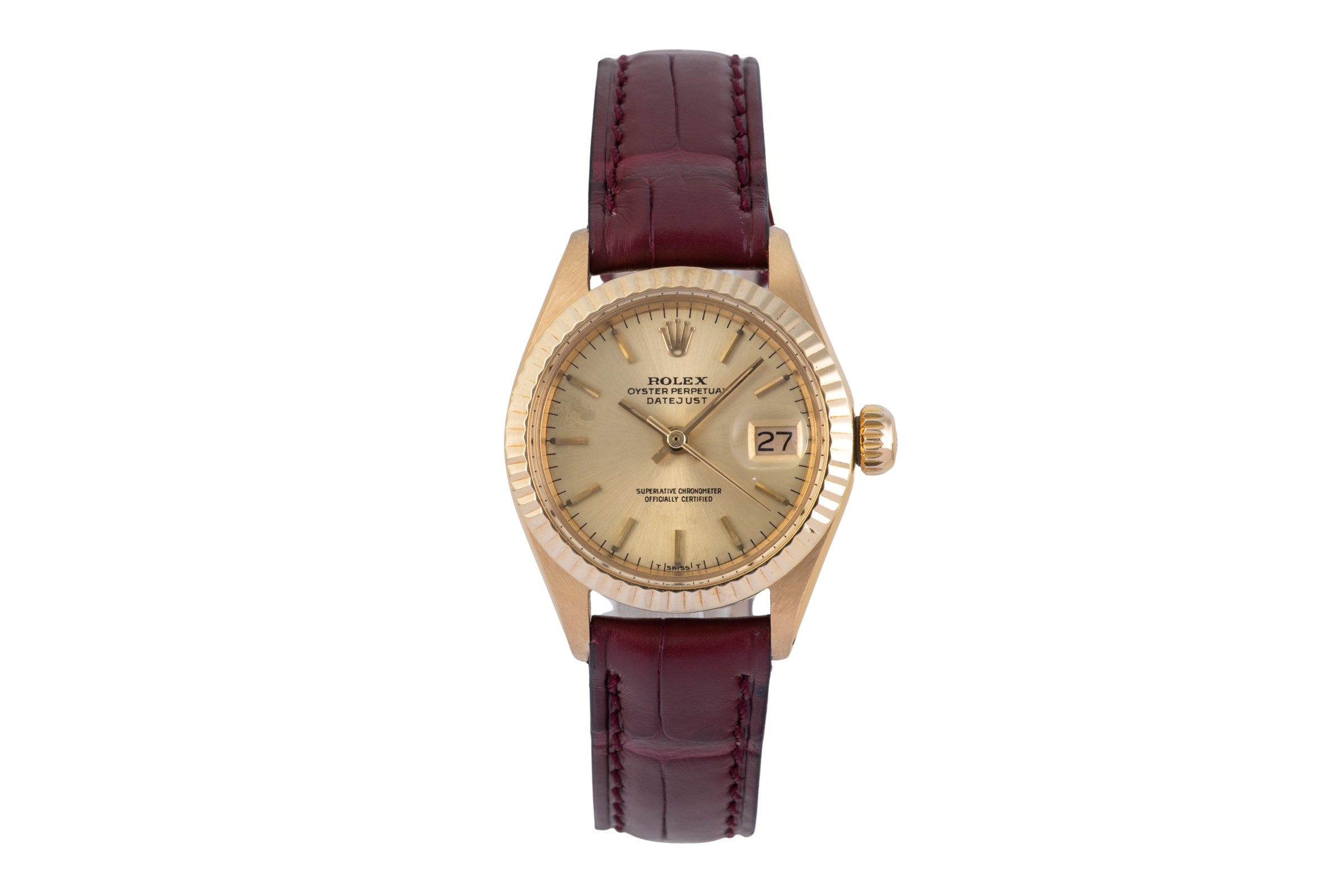 Rolex Datejust 18 ct gold automatic women's watch 6917 Vintage  [2506971]