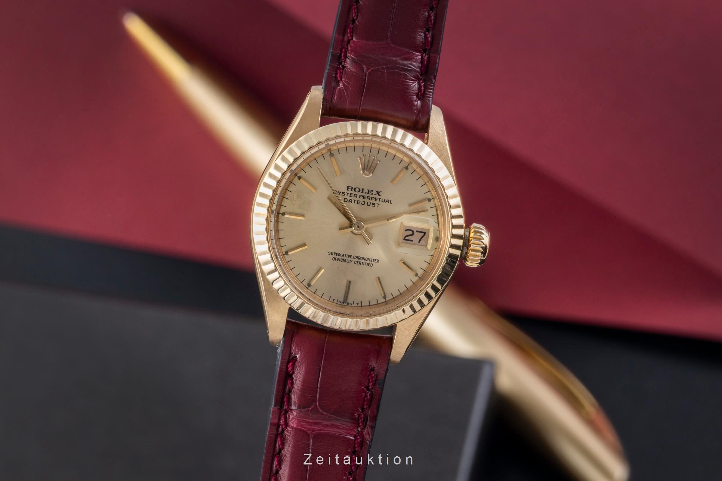 Rolex Datejust 18 ct gold automatic women's watch 6917 Vintage  [2506971]