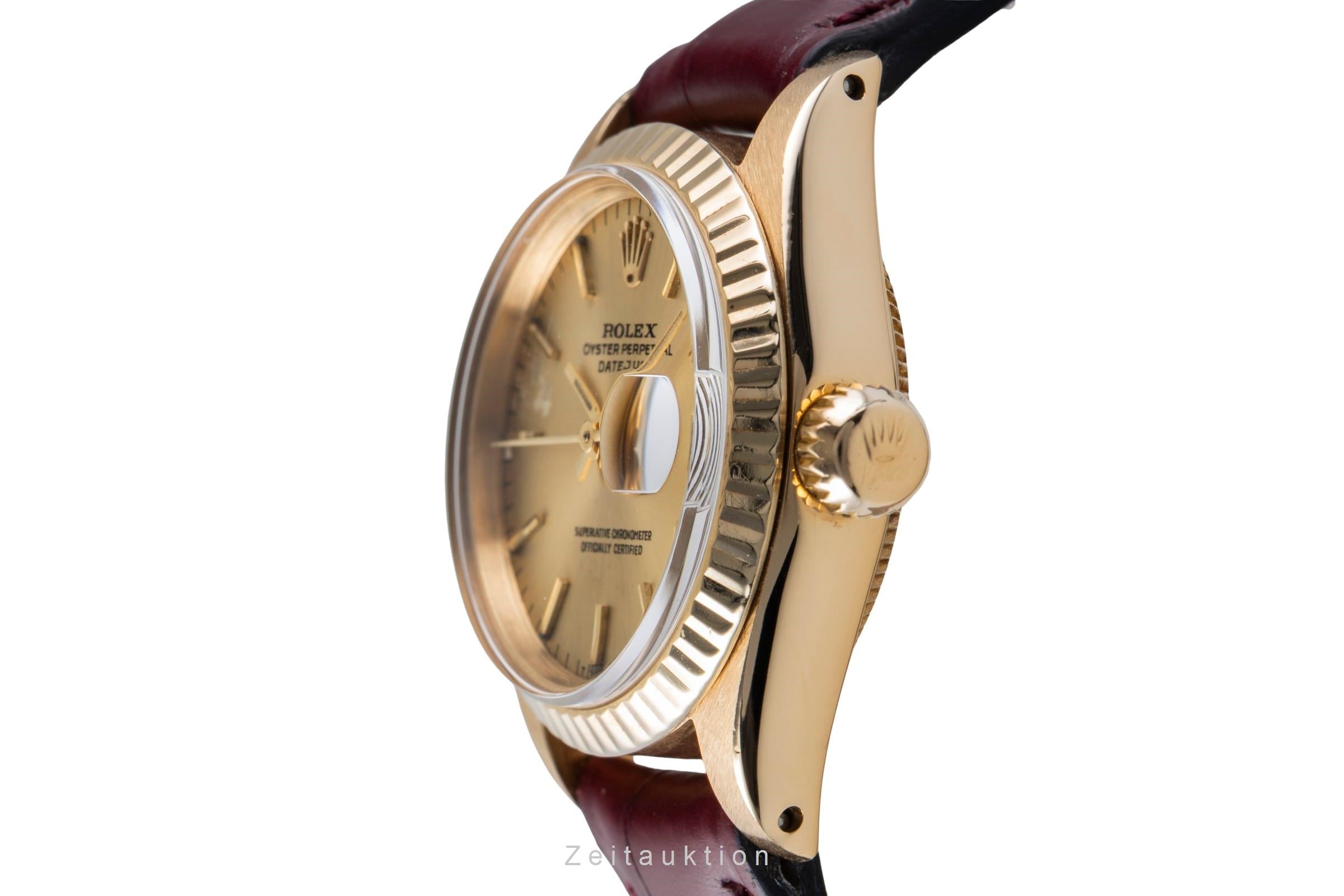 Rolex Datejust 18 ct gold automatic women's watch 6917 Vintage  [2506971]