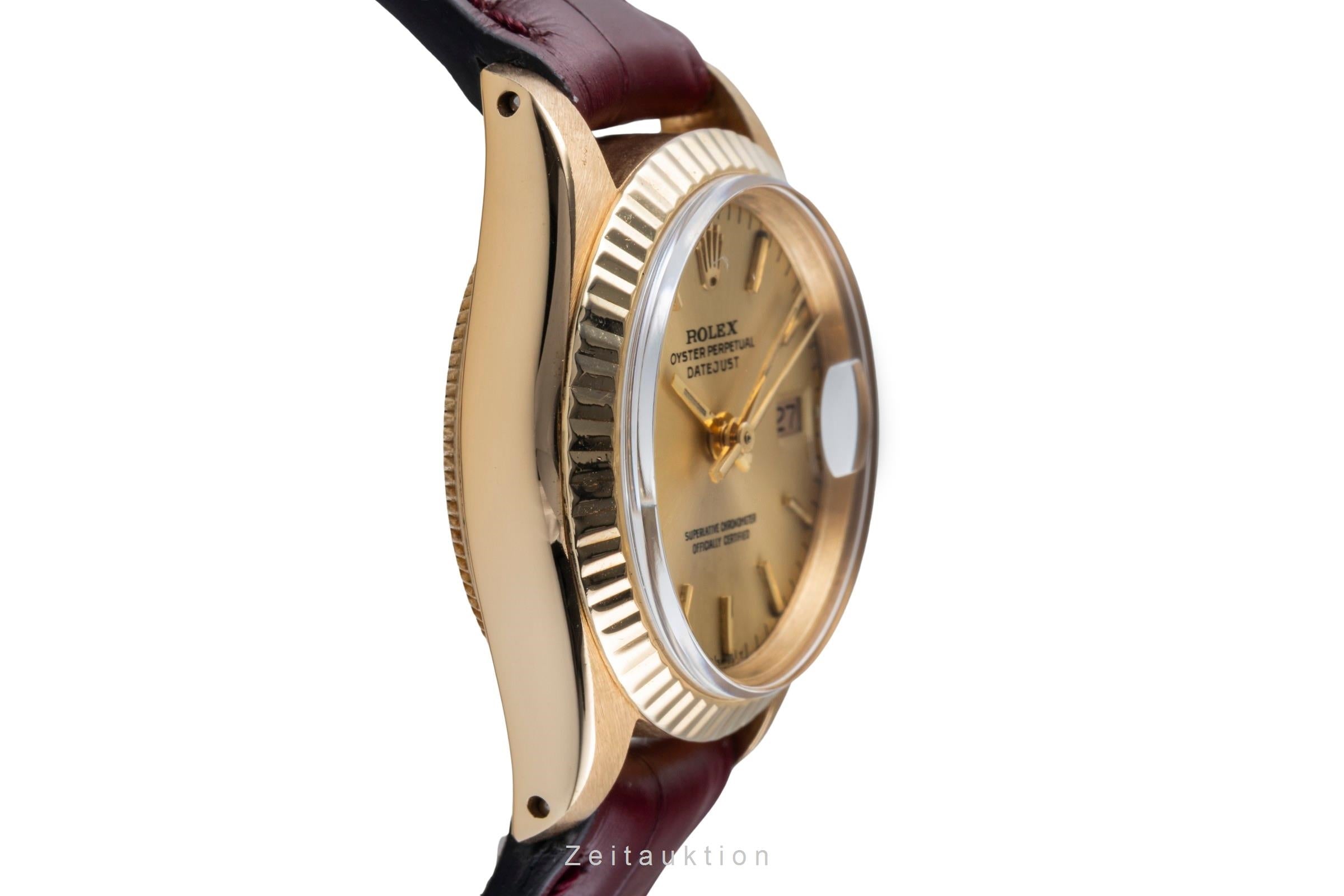 Rolex Datejust 18 ct gold automatic women's watch 6917 Vintage  [2506971]