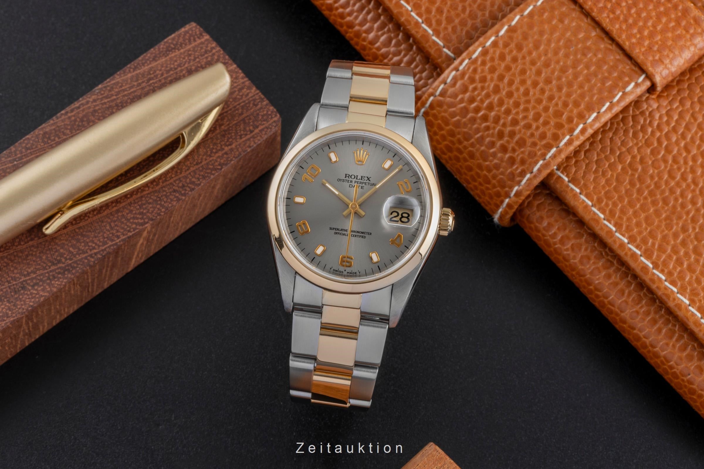 Rolex Datejust acciaio / oro automatismo orologio da uomo 15203  [2506973]
