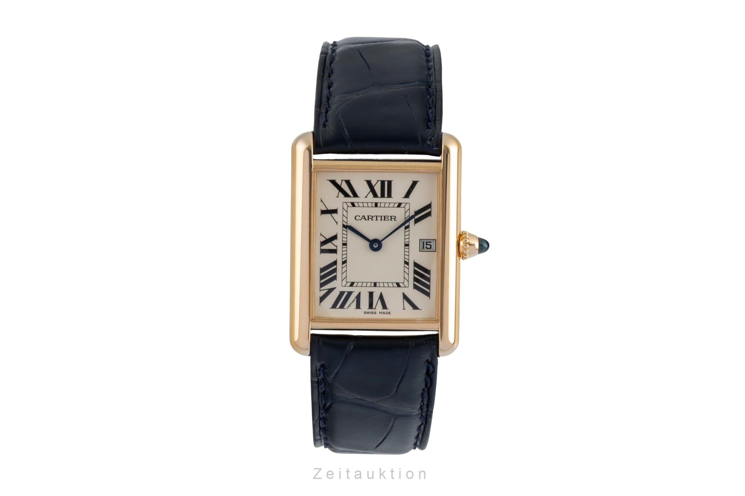 Cartier Tank 18 ct gold quartz men's watch W1529756  [2506974]