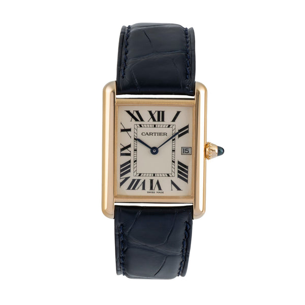 Cartier Tank 18 ct gold quartz men's watch W1529756  [2506974]