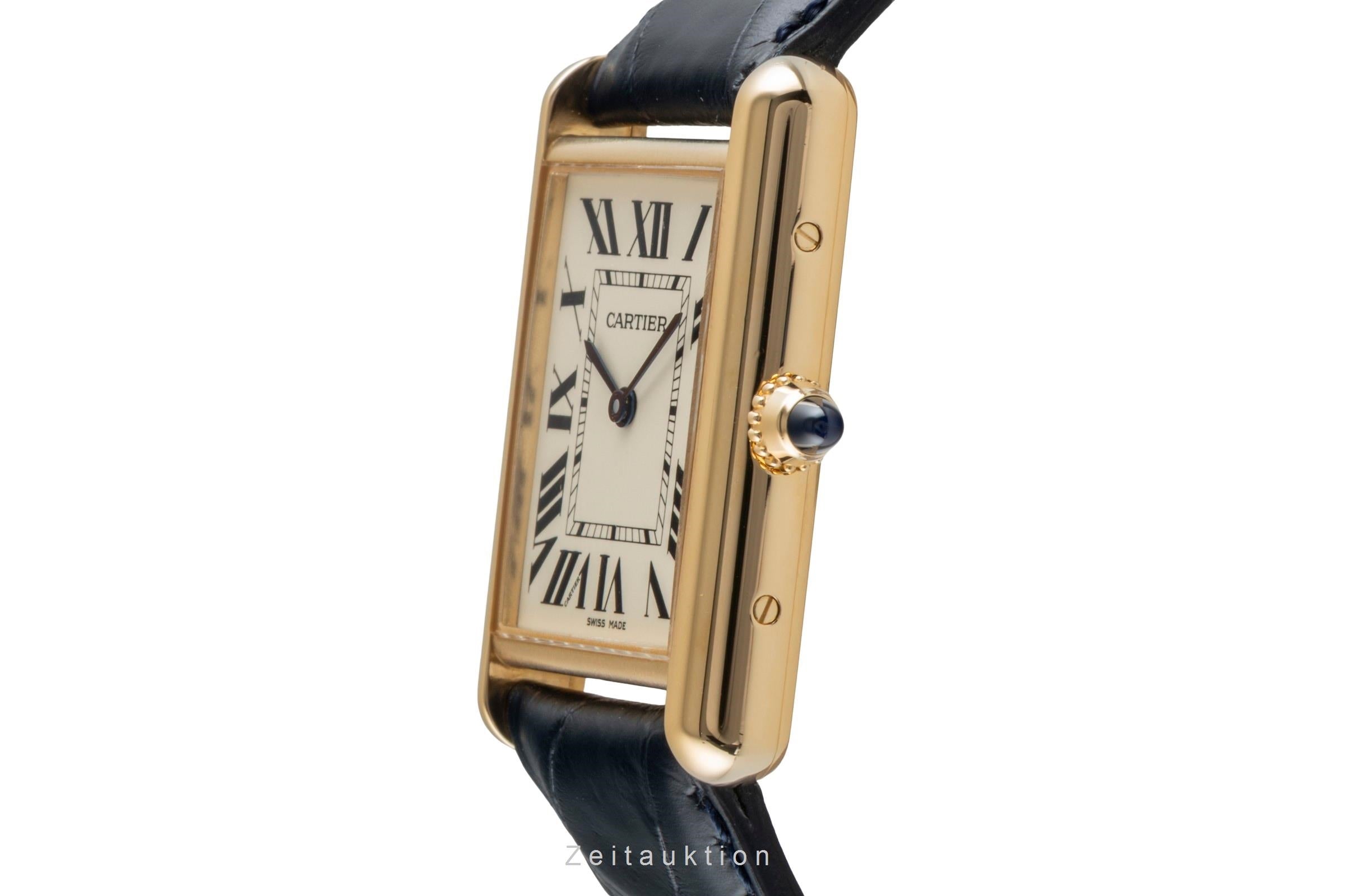 Cartier Tank 18 ct gold quartz men's watch W1529756  [2506974]