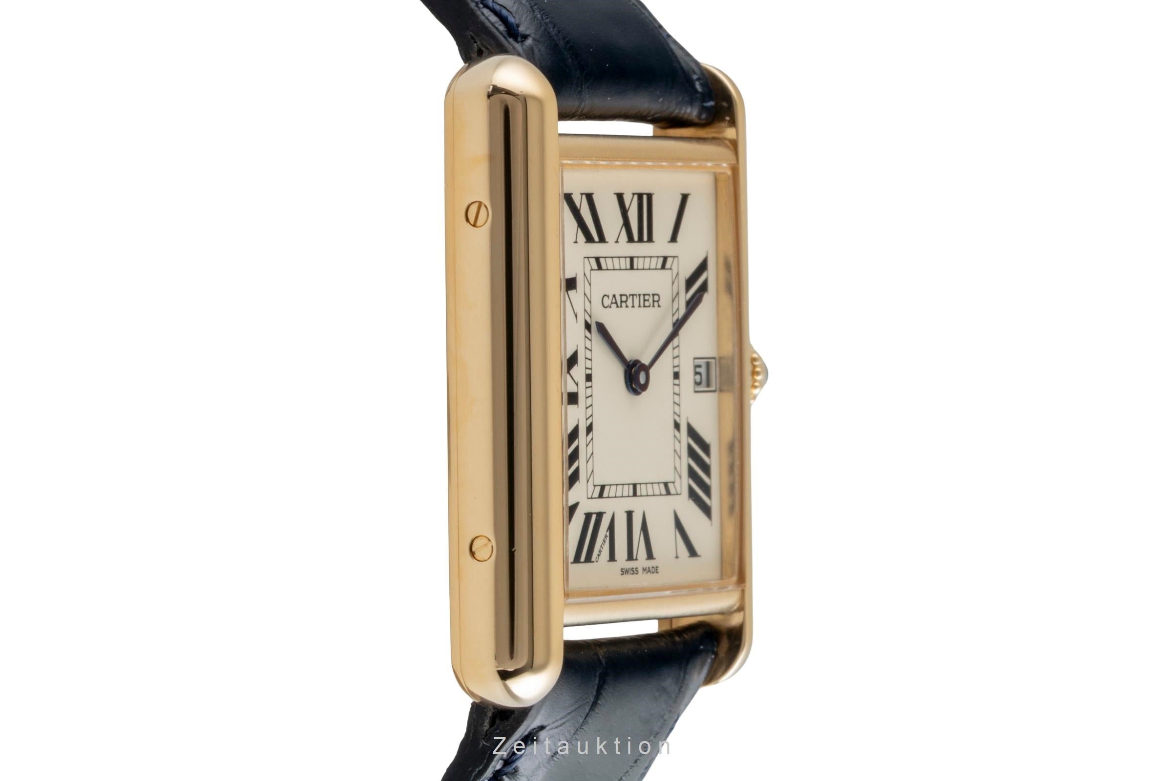 Cartier Tank 18 ct gold quartz men's watch W1529756  [2506974]