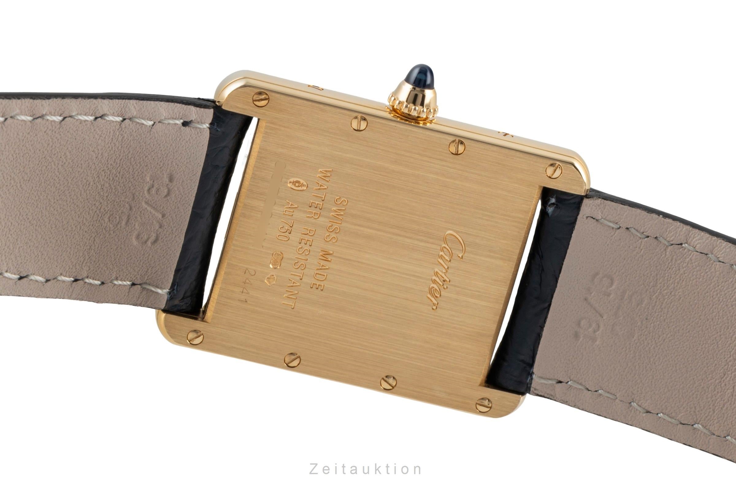 Cartier Tank 18 ct gold quartz men's watch W1529756  [2506974]