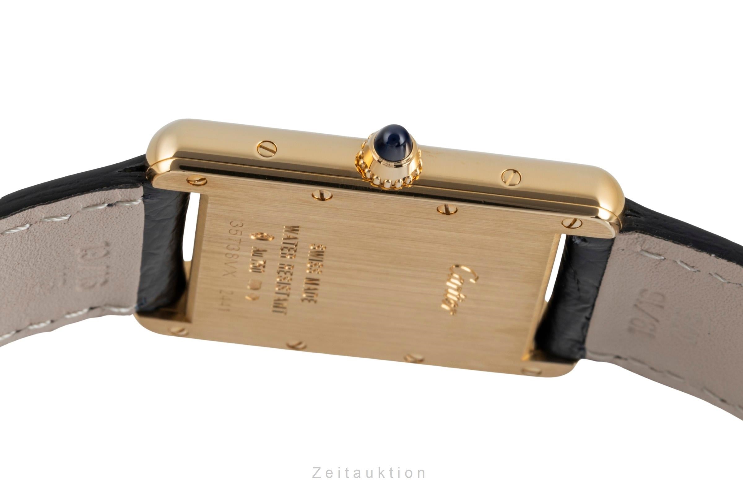 Cartier Tank 18 ct gold quartz men's watch W1529756  [2506974]