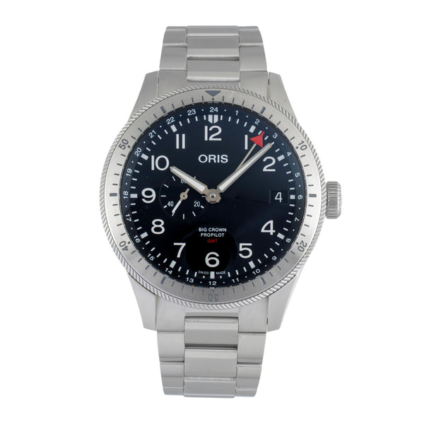 Oris Big Crown ProPilot Timer GMT Automatik Stahl Ref. 01 748 7756 4064  [2506975]
