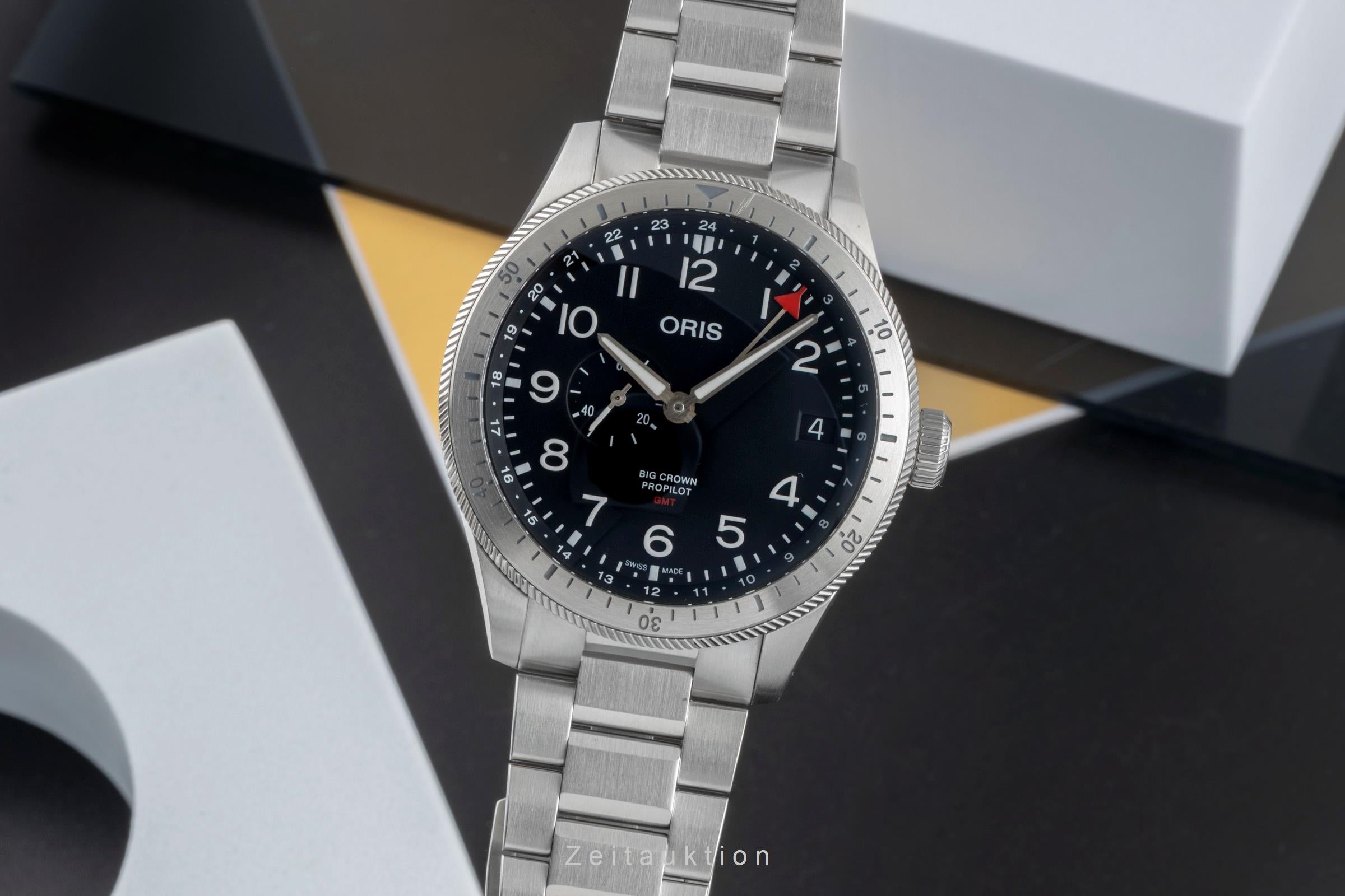 Oris Big Crown ProPilot Timer GMT Automatik Stahl Ref. 01 748 7756 4064  [2506975]