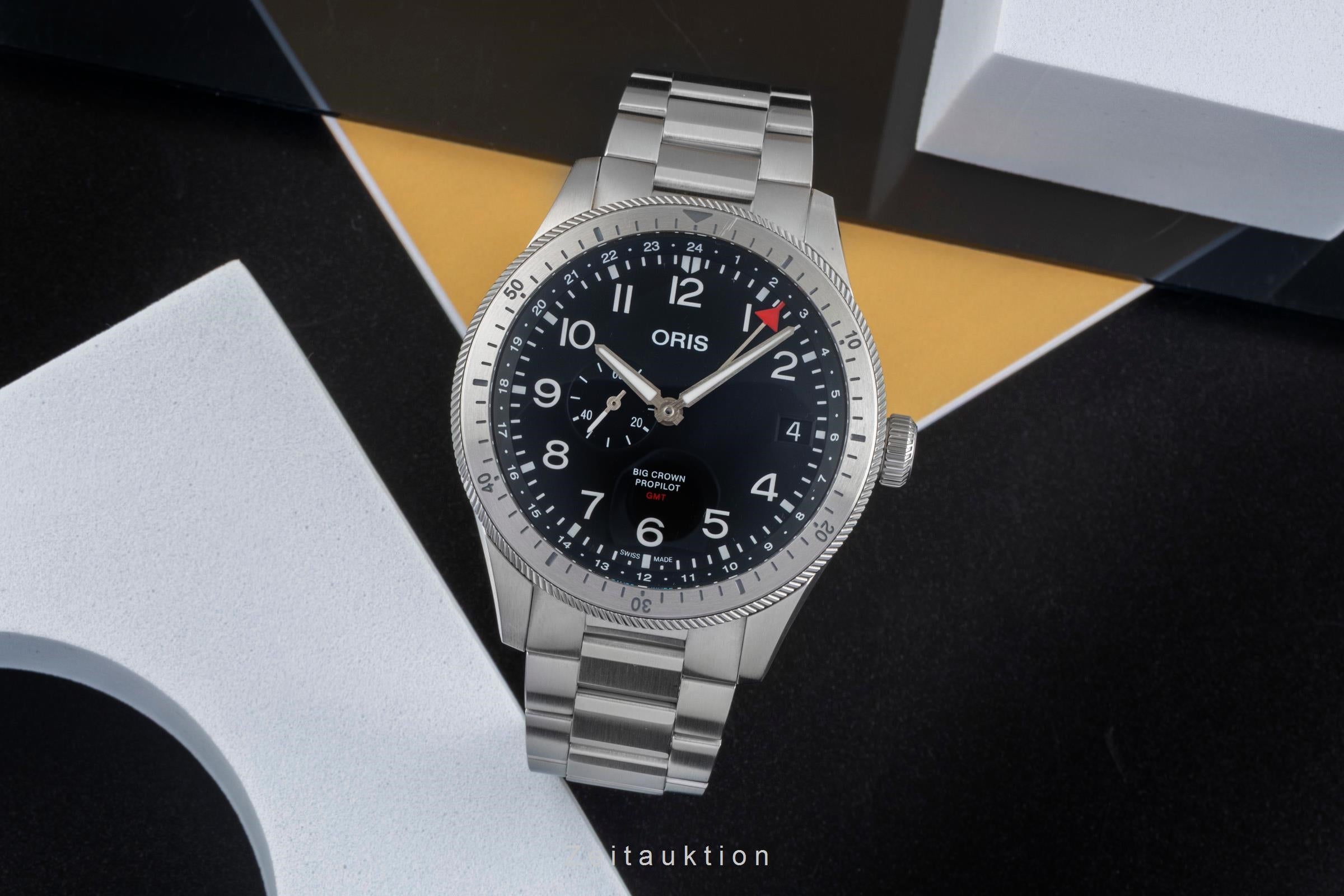 Oris Big Crown ProPilot Timer GMT Automatik Stahl Ref. 01 748 7756 4064  [2506975]