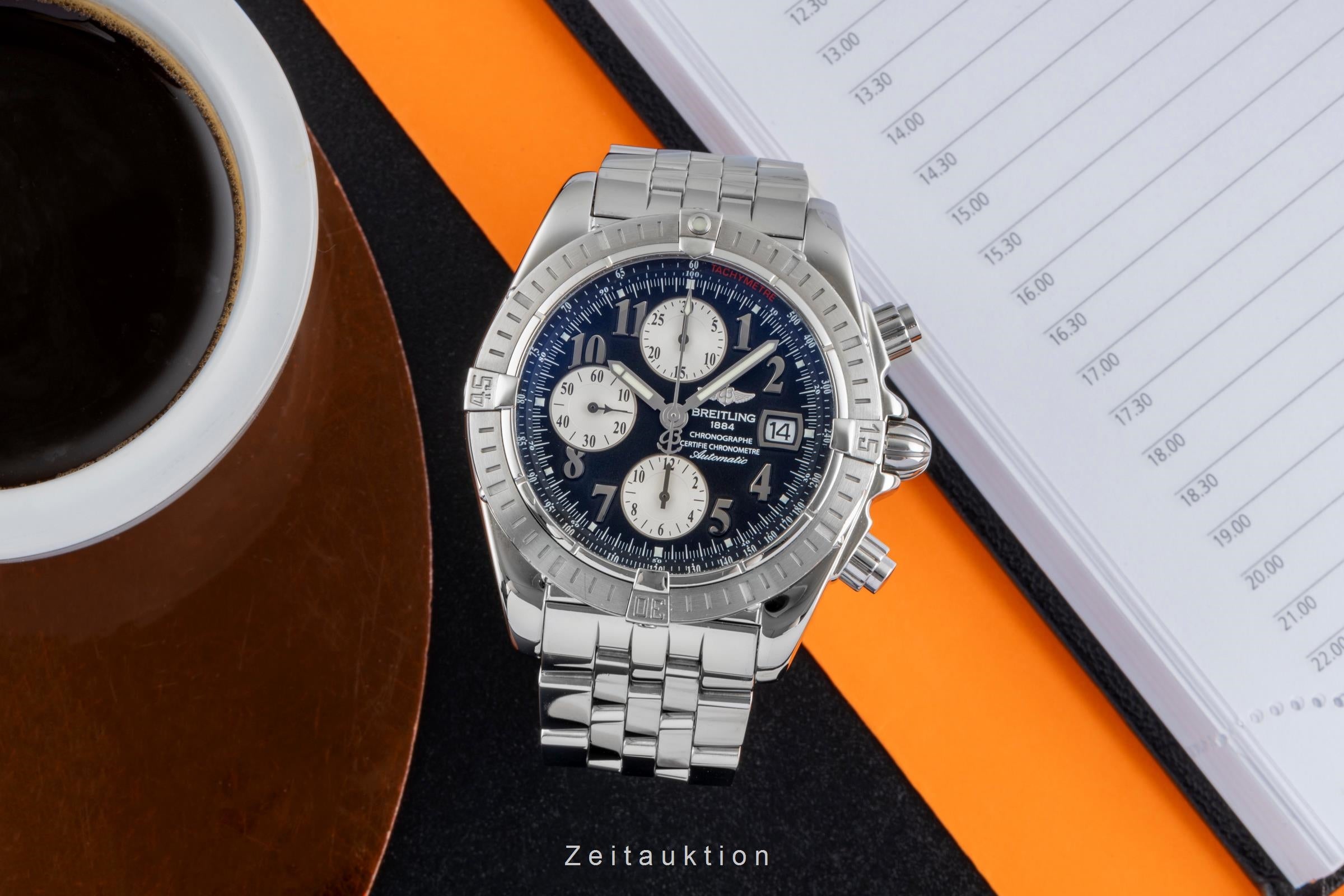 Breitling Evolution chronograph steel automatic men's watch A1335611/B721  [2506976]