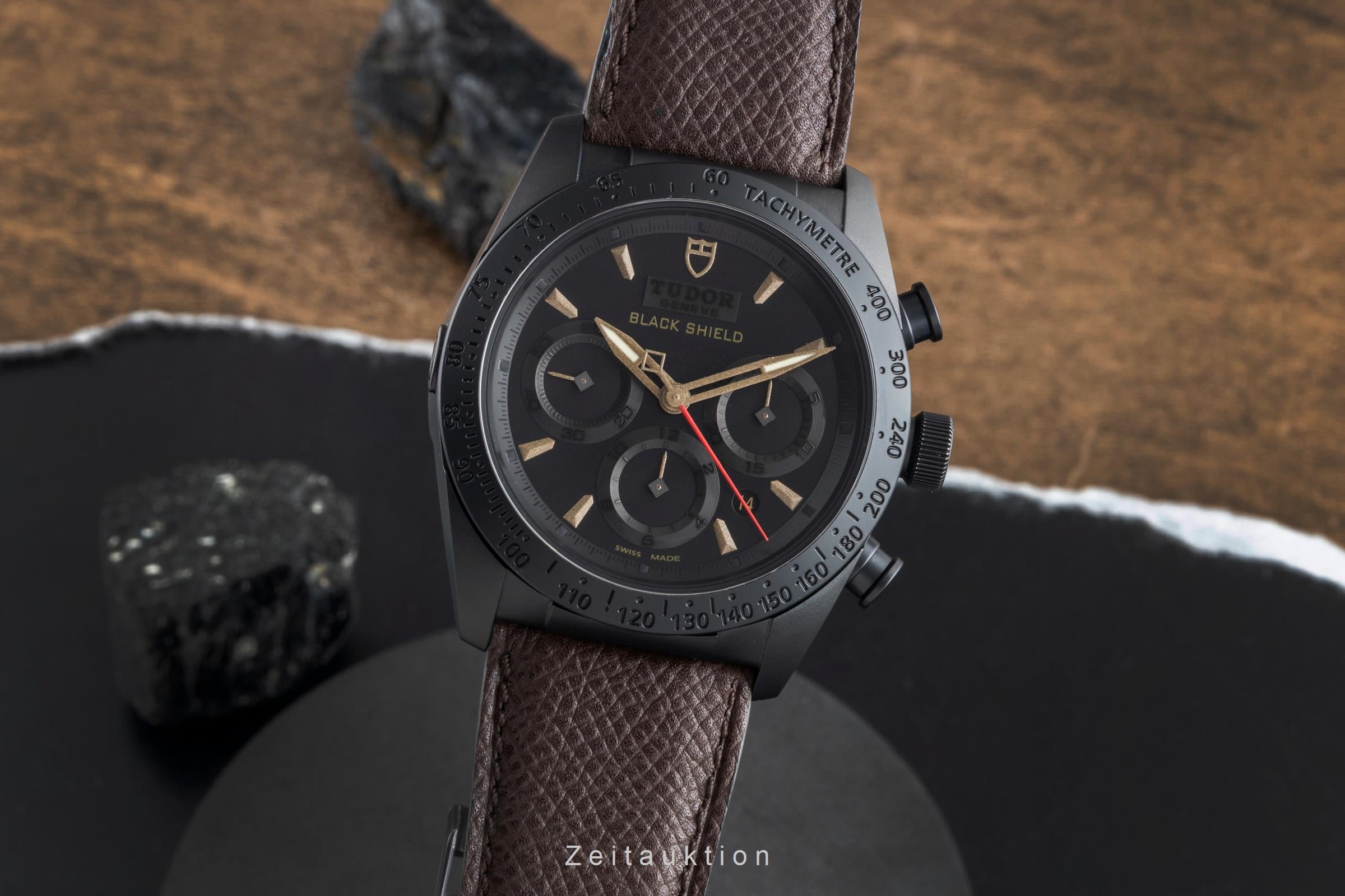 Tudor Fastrider Black Shield Chronograph Automatik Ref. 42000CN B&P 2014 [2506979]