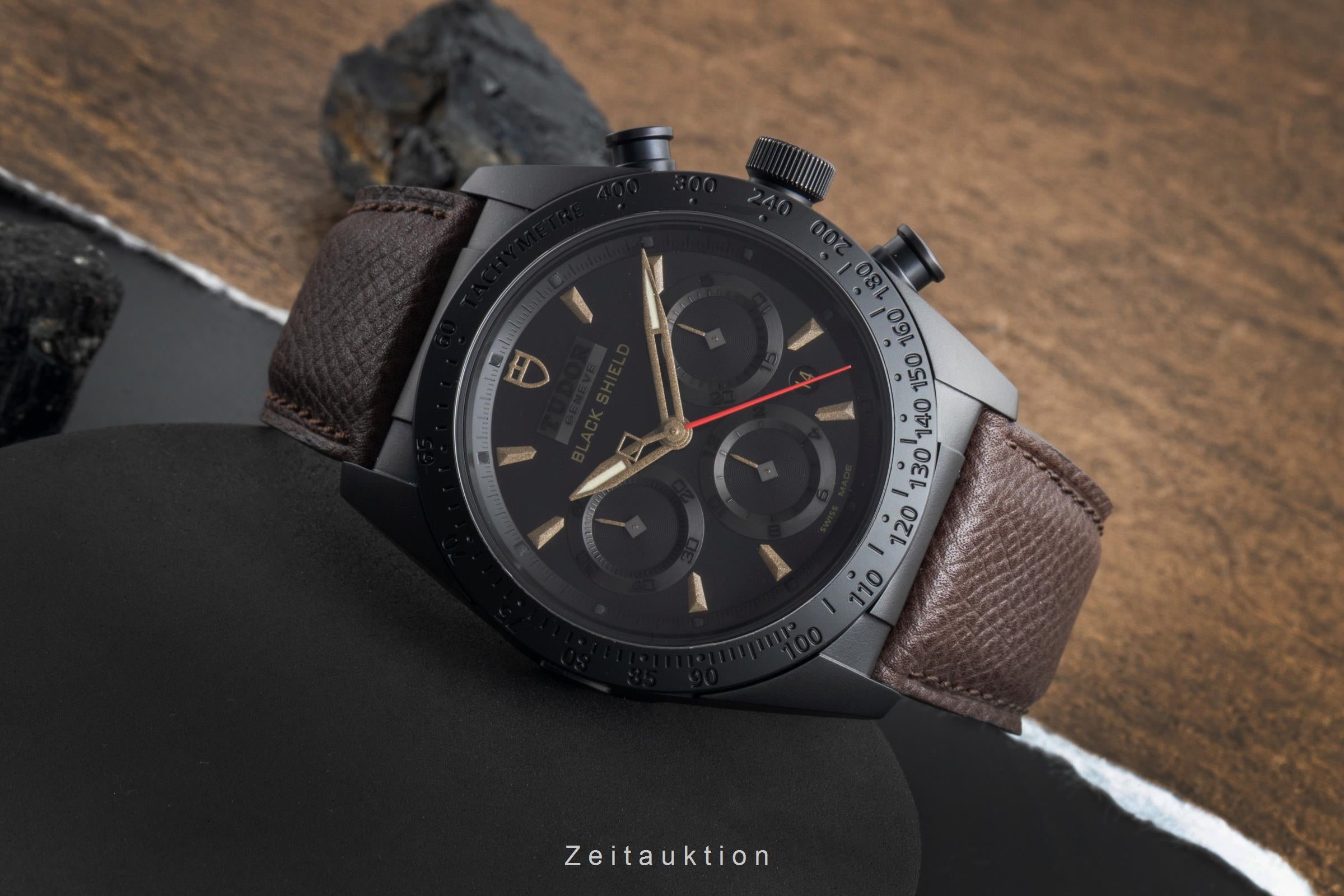 Tudor Fastrider Black Shield Chronograph Automatik Ref. 42000CN B&P 2014 [2506979]