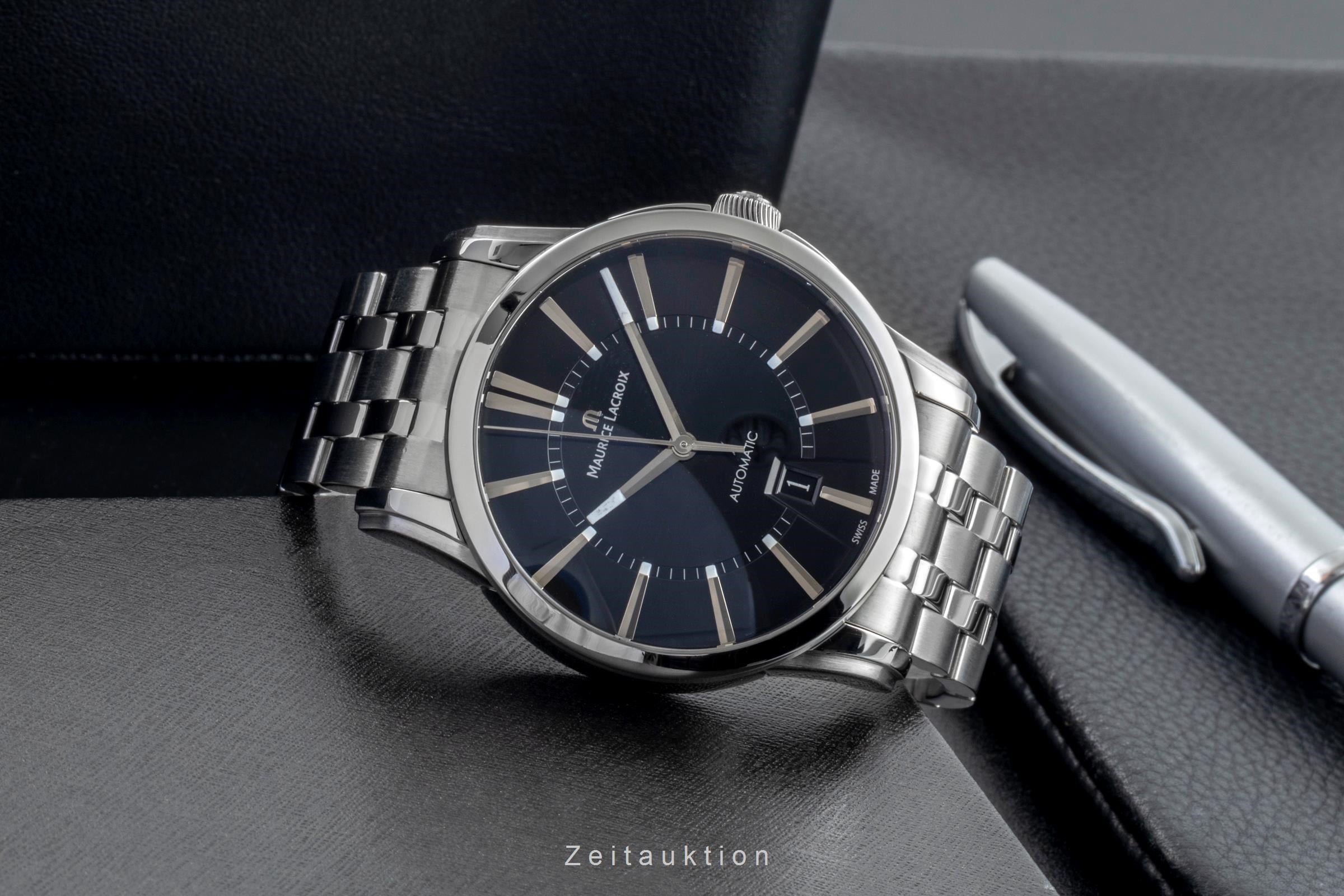 Maurice Lacroix Pontos steel automatic men's watch PT6148  [2506983]