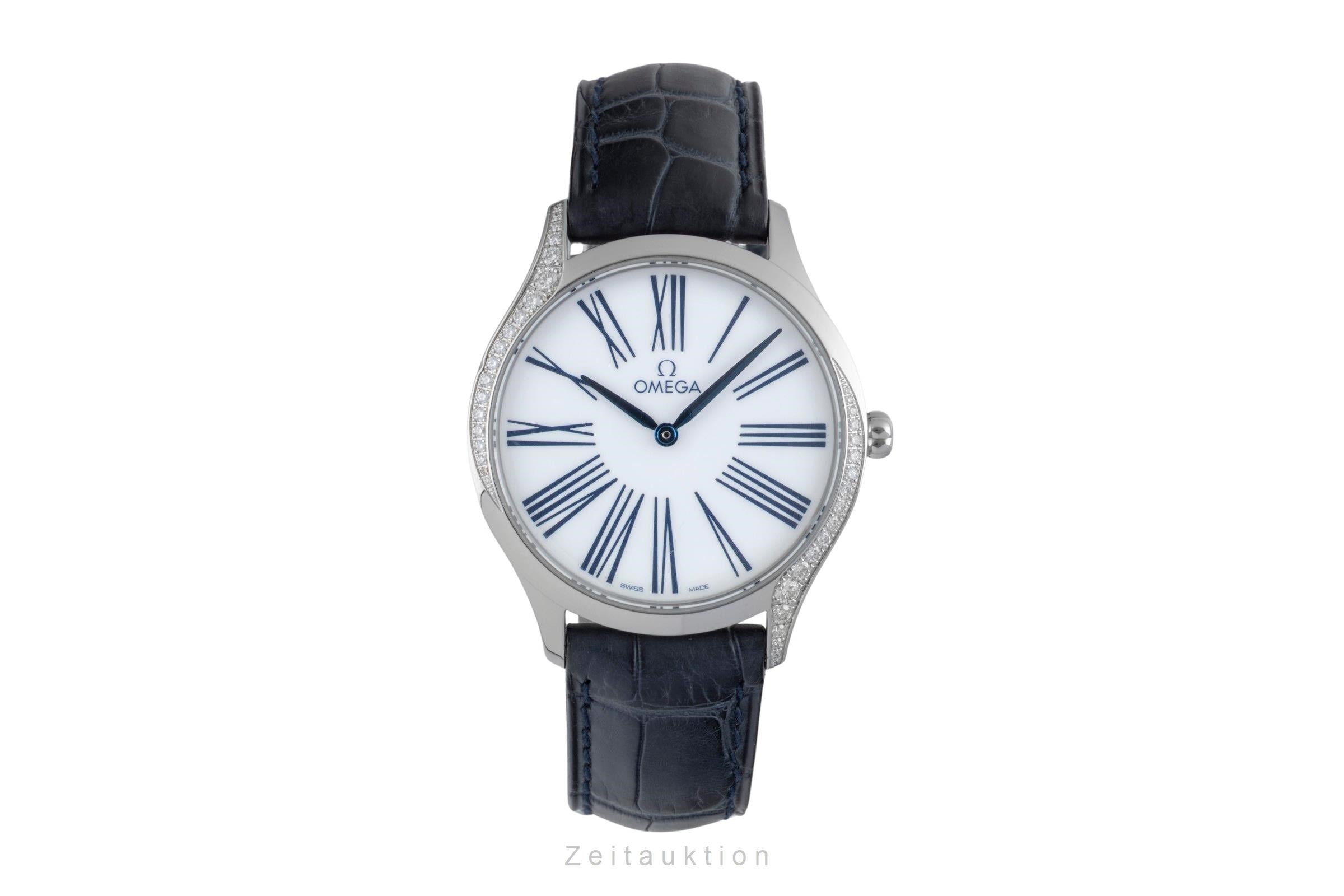 Omega De Ville acier quartz montre pour femmes 428.17.36.60.04.001 LP: 5300EUR  [2506984]