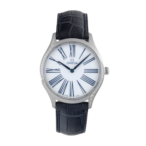 Omega De Ville acier quartz montre pour femmes 428.17.36.60.04.001 LP: 5300EUR  [2506984]