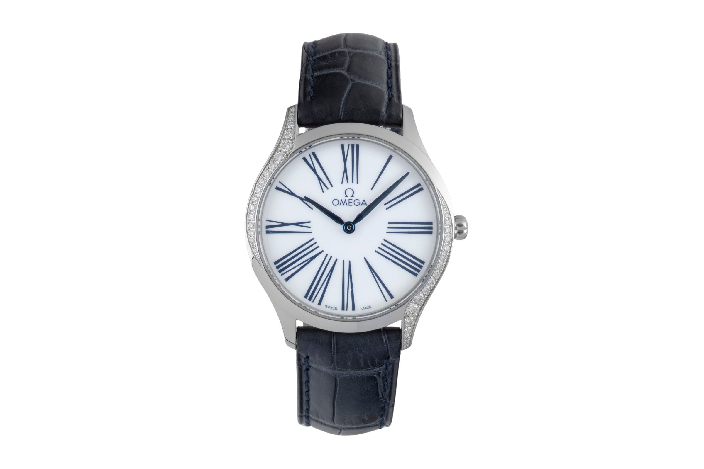 Omega De Ville Trésor Damenuhr Diamanten Ref. 428.17.36.60.04.001 Papiere [2506984]