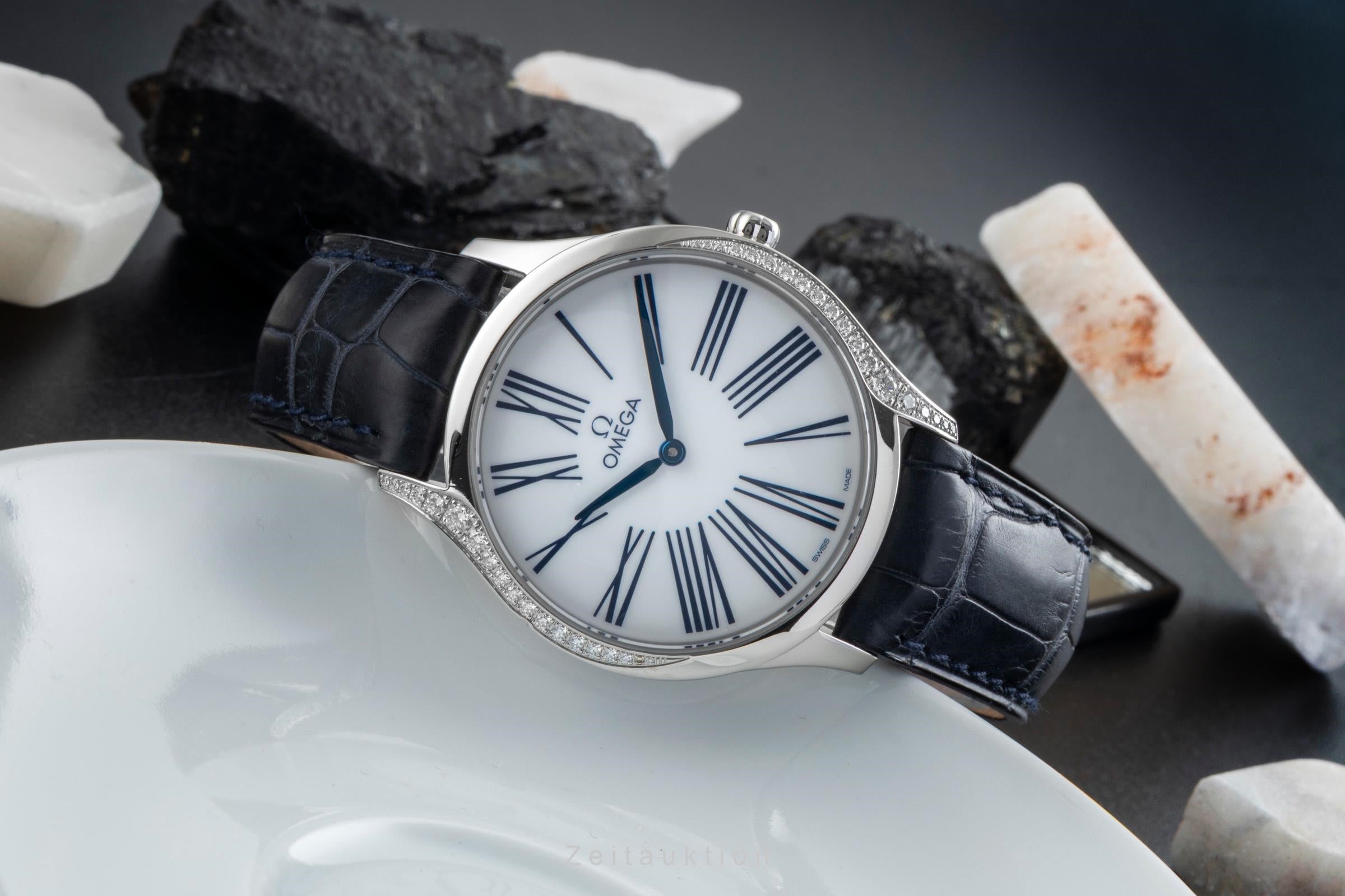 Omega De Ville acier quartz montre pour femmes 428.17.36.60.04.001 LP: 5300EUR  [2506984]