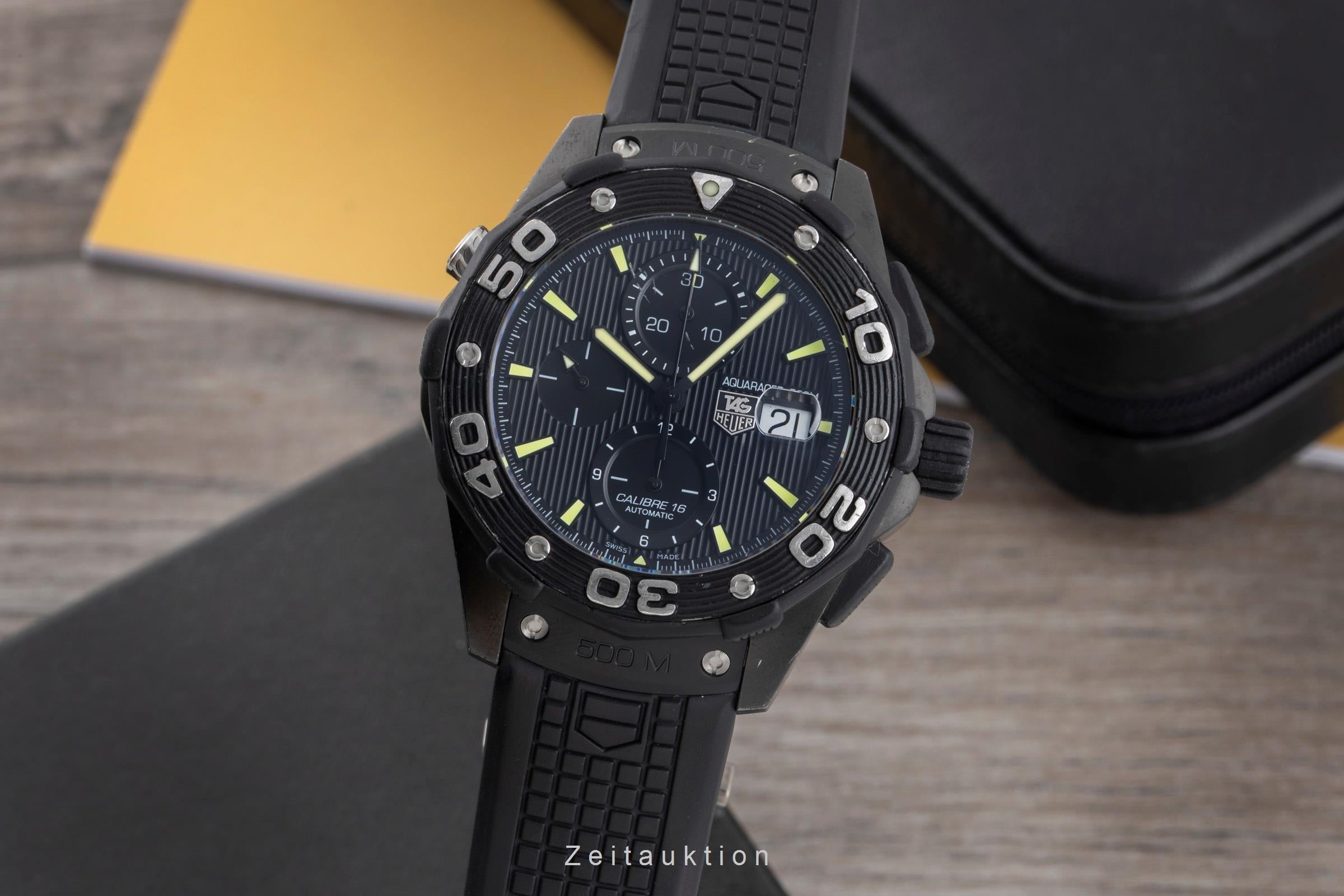 Tag Heuer Aquaracer chronograph titanium automatic Kal. 16 Ref