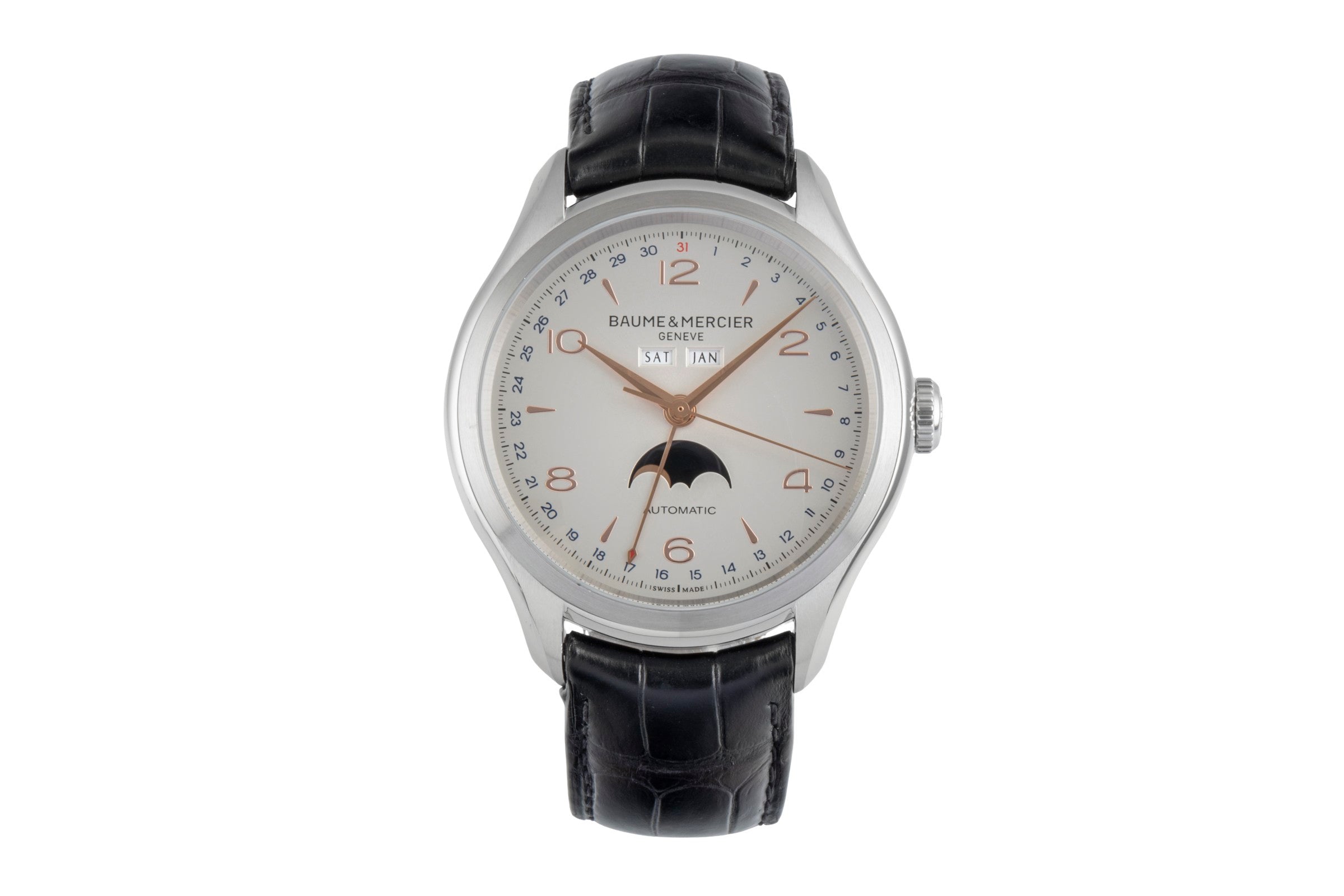 Baume & Mercier Clifton steel automatic Kal. BM11900 Ref. M0A10055