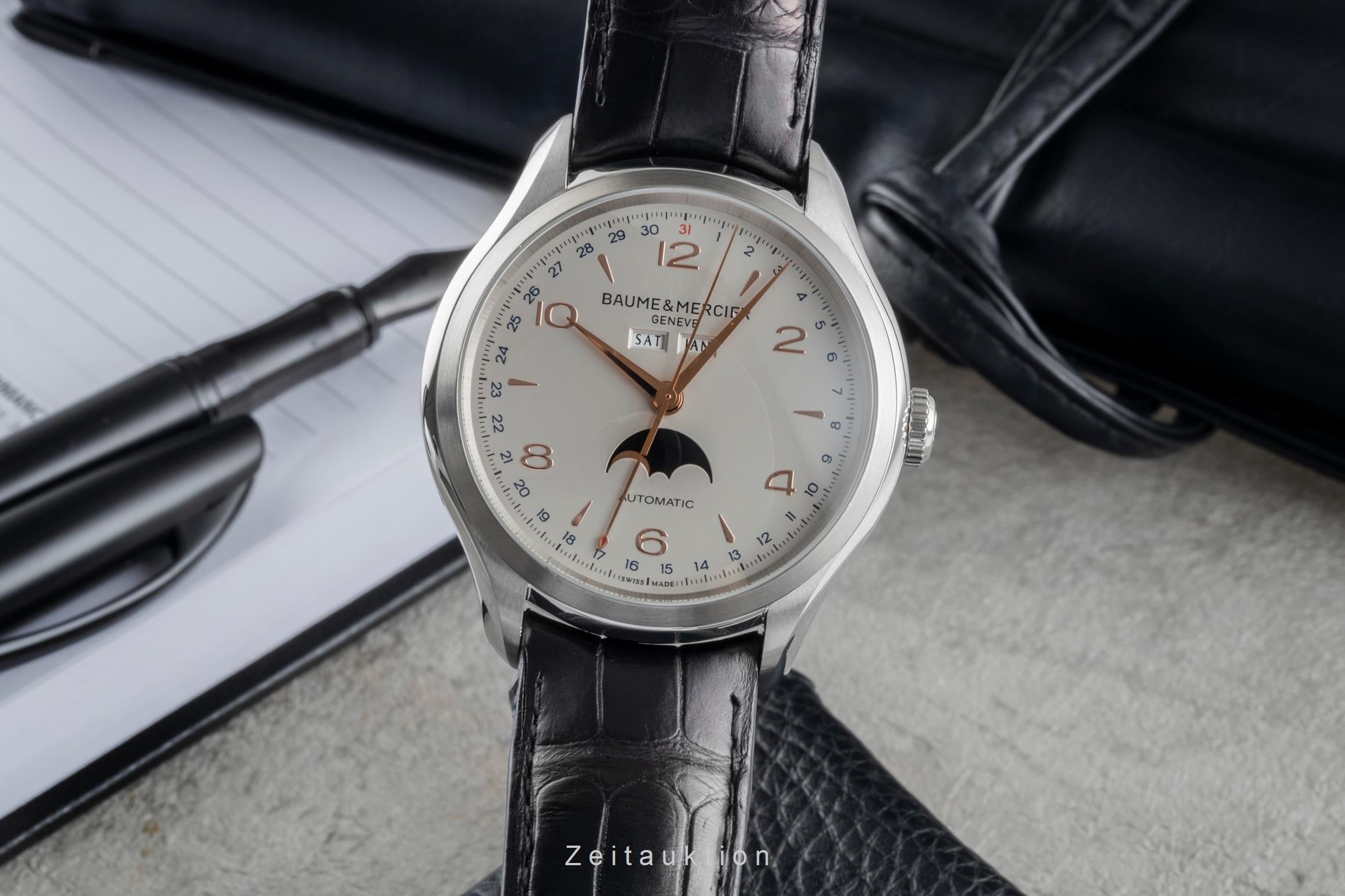 Baume & Mercier Clifton Stahl Automatik Herrenuhr Ref. M0A10055 65718 [2506988]