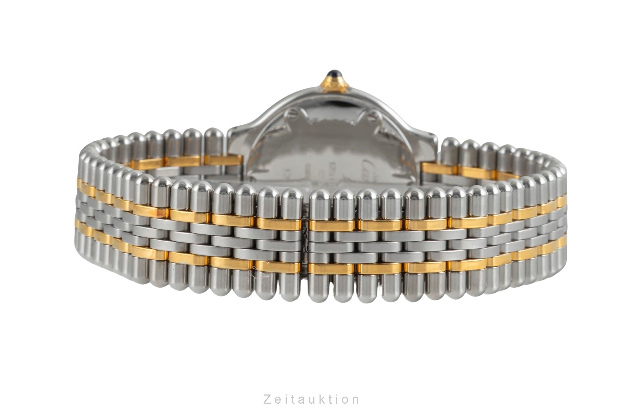 Cartier must de Cartier 21 SM Stahl / Gold Quarz Damenuhr Ref. W10051F4 B&P [2506989]