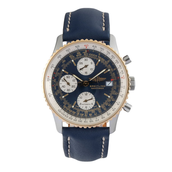 Breitling Old Navitimer Chronograph Stahl / Gold Automatik Herrenuhr Ref D13322  [2506991]
