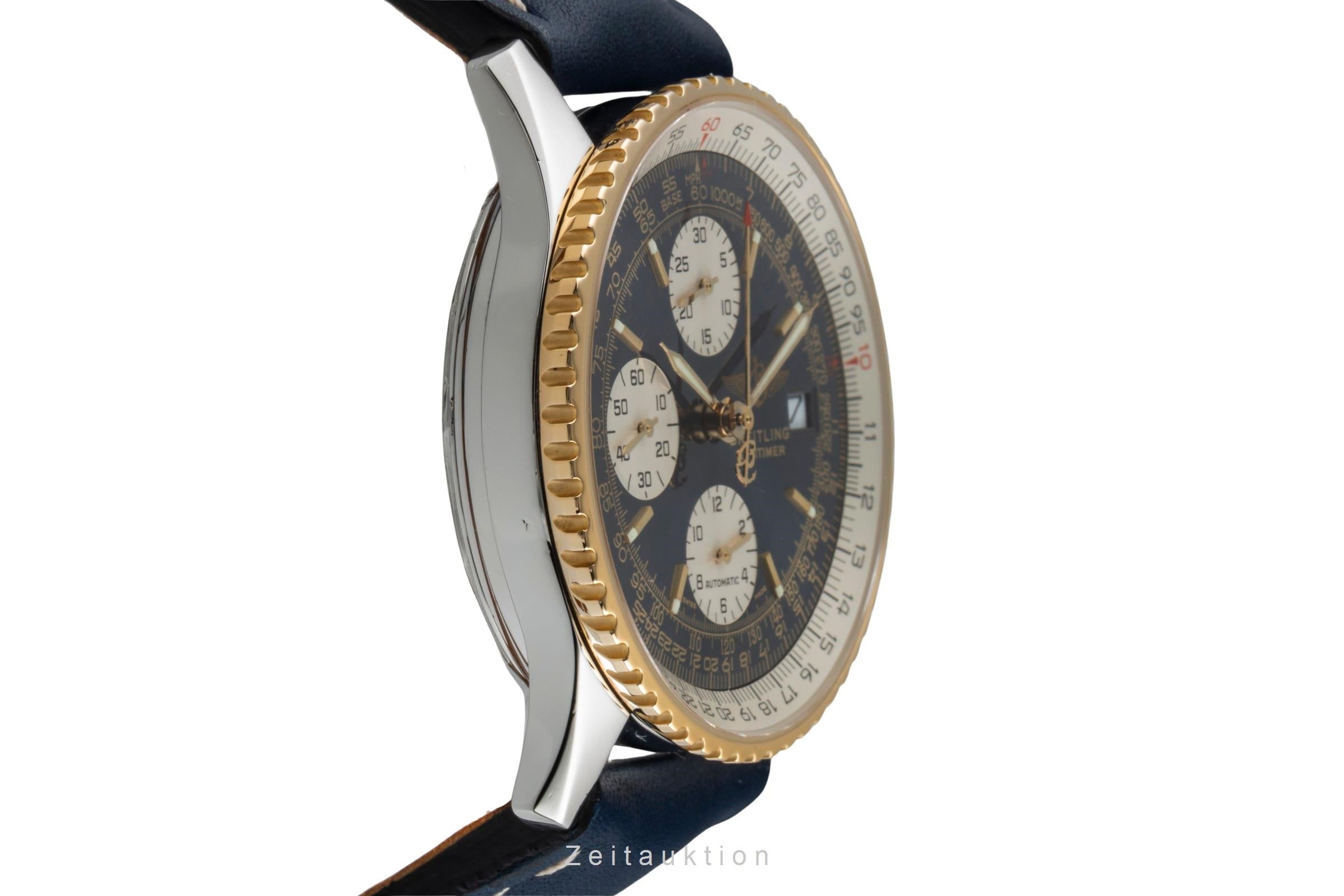 Breitling Old Navitimer Chronograph Stahl / Gold Automatik Herrenuhr Ref D13322  [2506991]