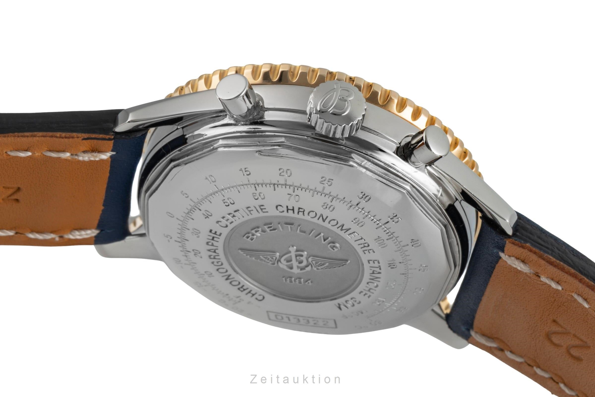 Breitling Old Navitimer Chronograph Stahl / Gold Automatik Herrenuhr Ref D13322  [2506991]