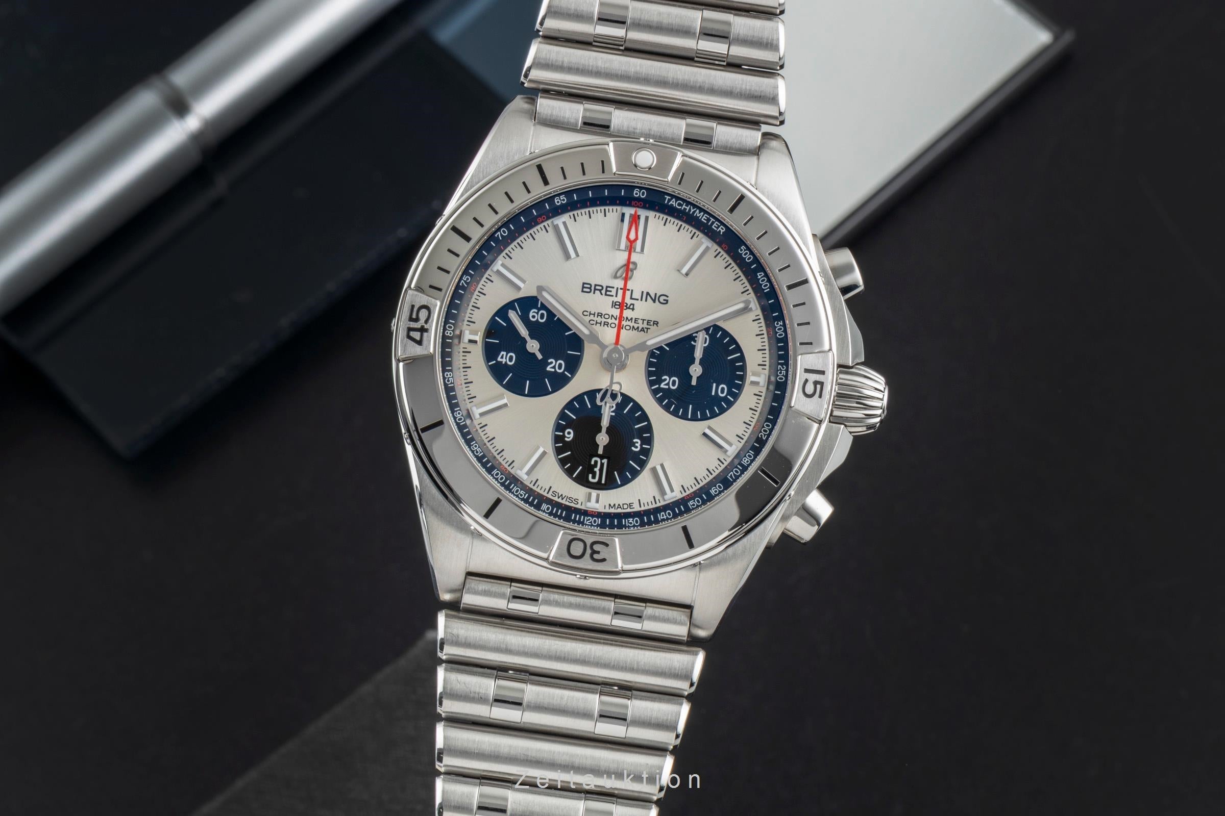 Breitling Chronomat 42 B01 Chronograph Stahl Automatik AB0134101G1A1 NP: 9400,-€ [2506992]