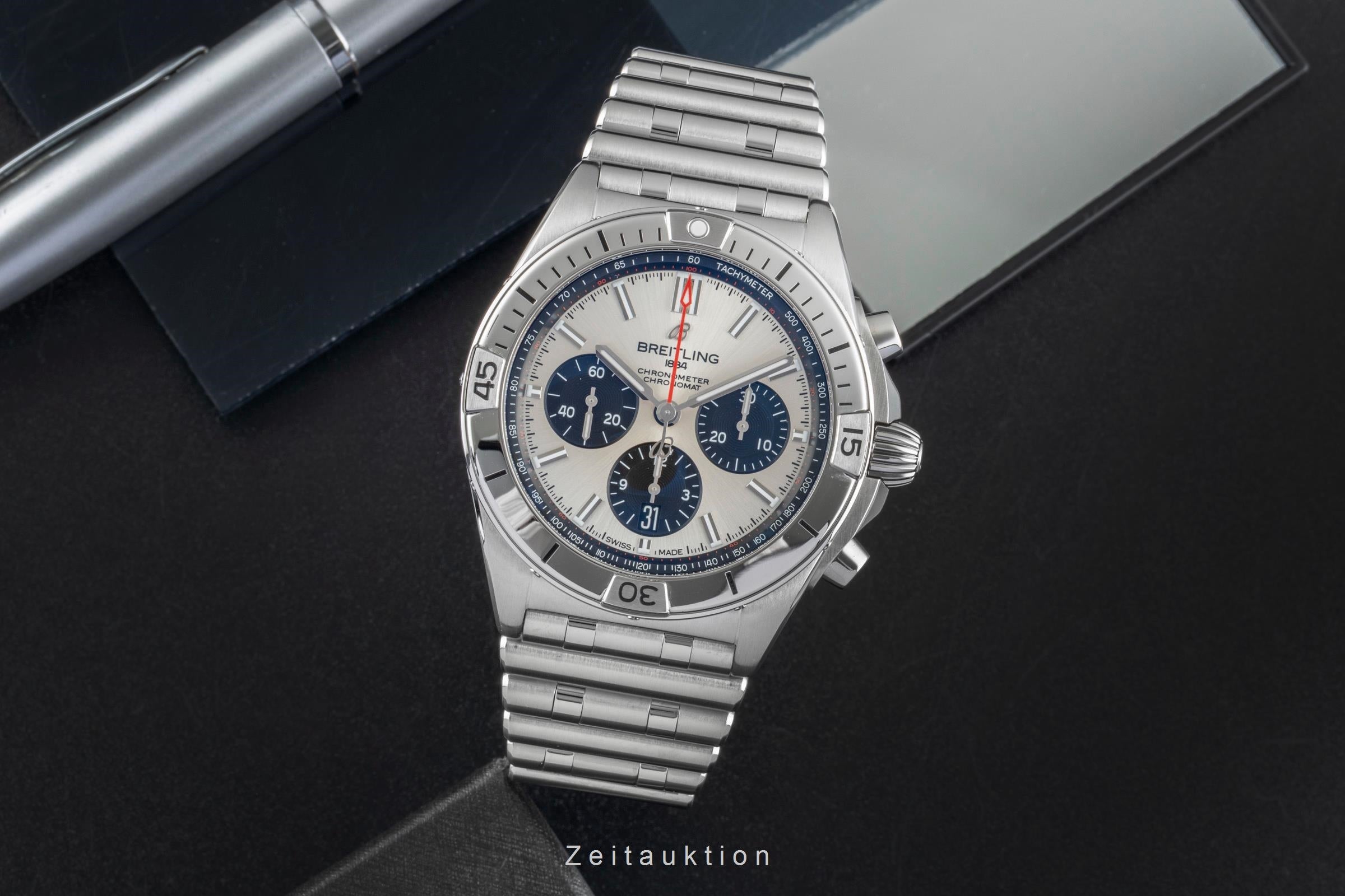 Breitling Chronomat 42 B01 Chronograph Stahl Automatik AB0134101G1A1 NP: 9400,-€ [2506992]