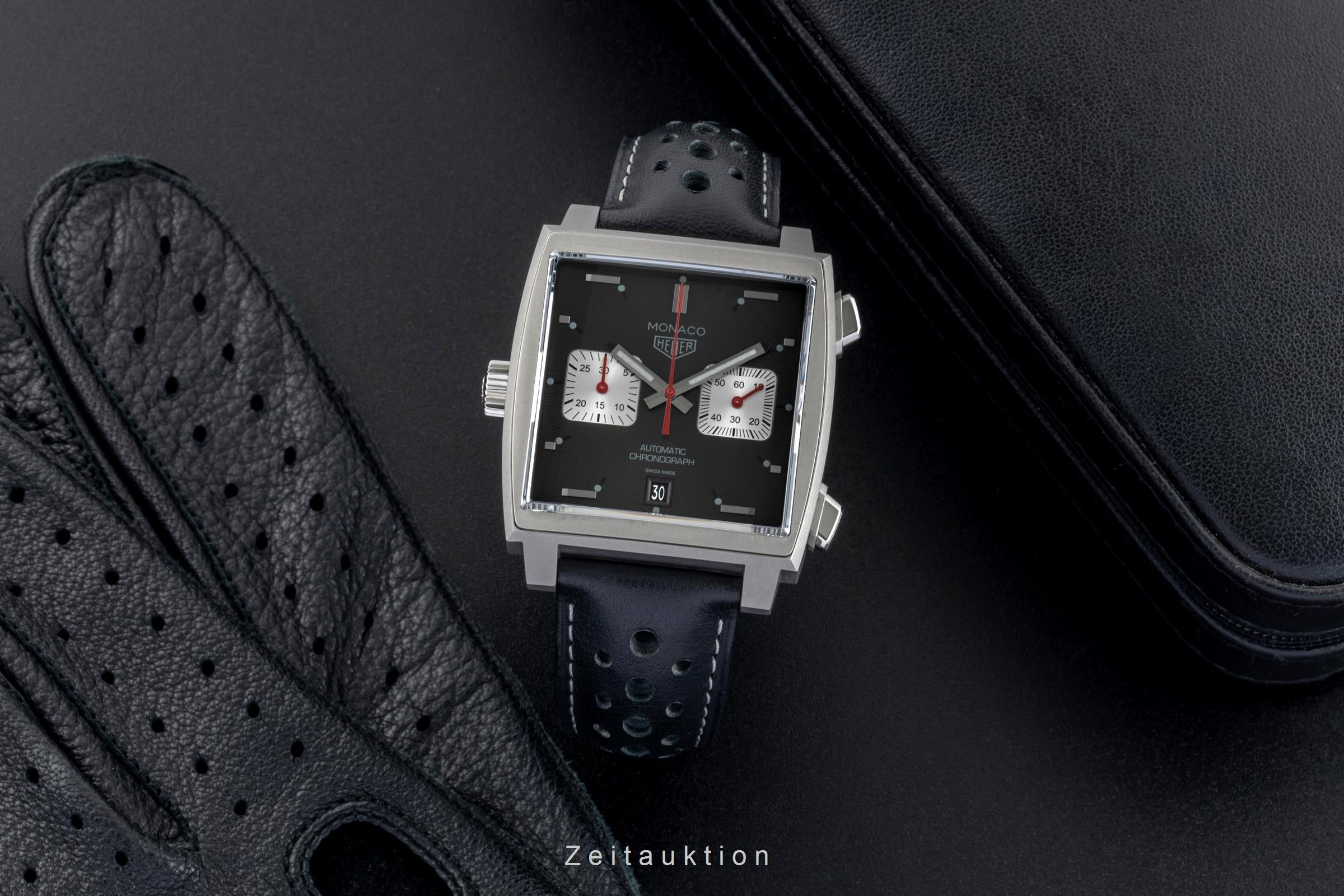 Tag Heuer Monaco chronographe acier automatique montre pour hommes CAW211Z.FC6470 Limited  [2506995]