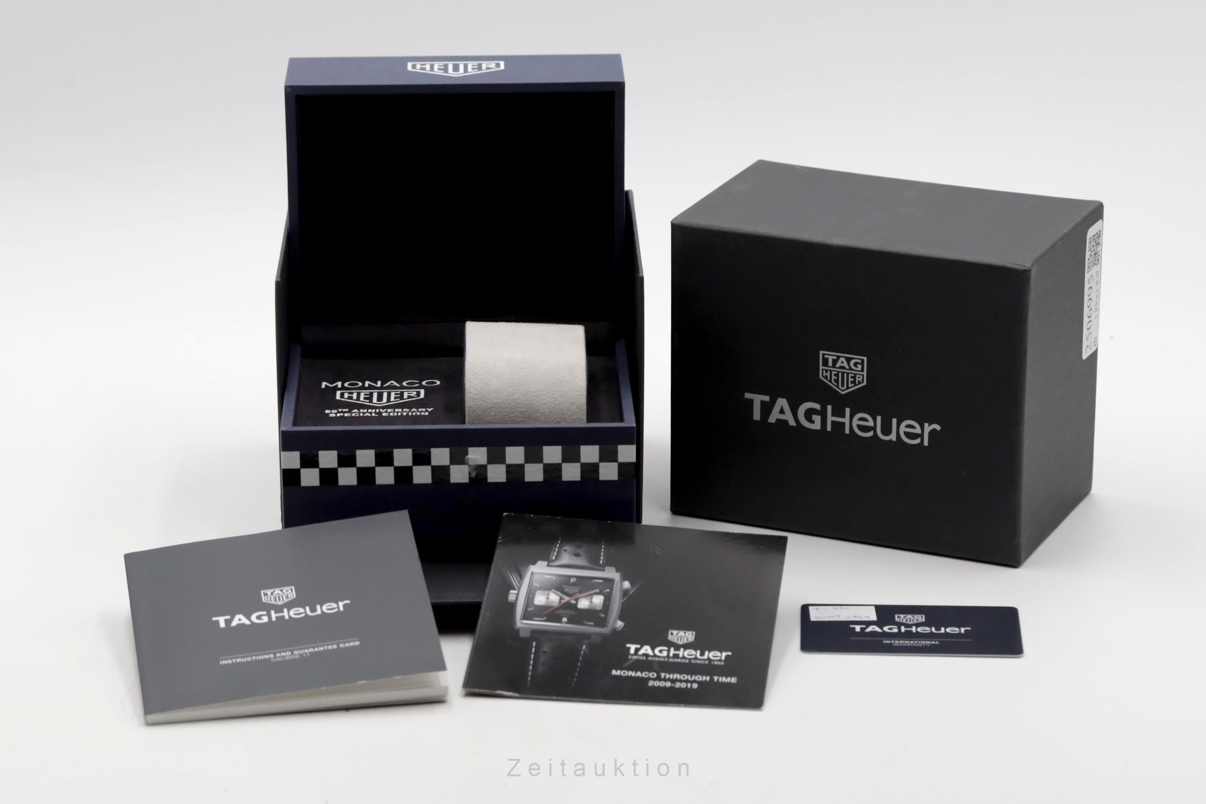 Tag Heuer Monaco chronograph steel automatic Kal. 11 Ref. CAW211Z