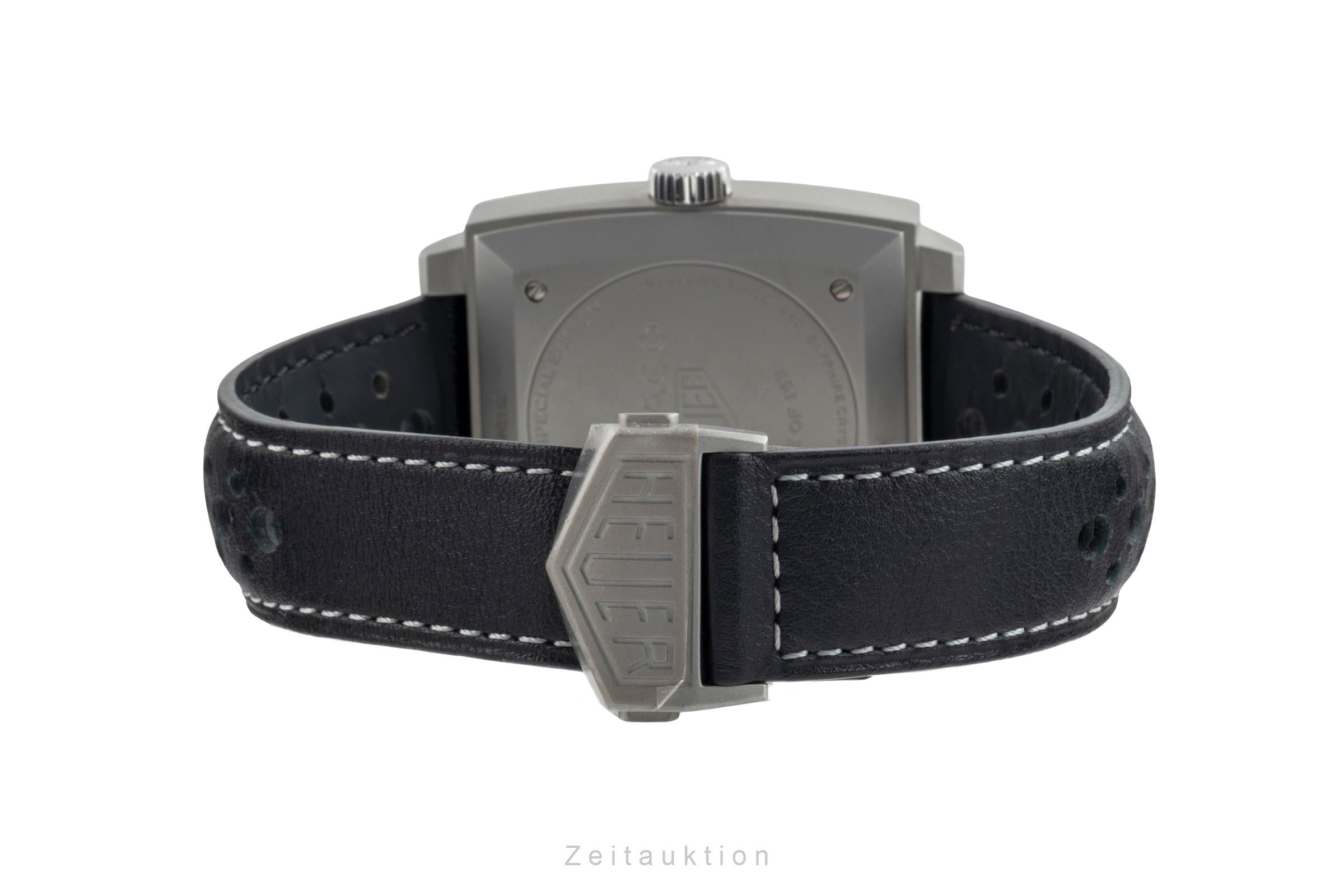 Tag Heuer Monaco chronographe acier automatique montre pour hommes CAW211Z.FC6470 Limited  [2506995]