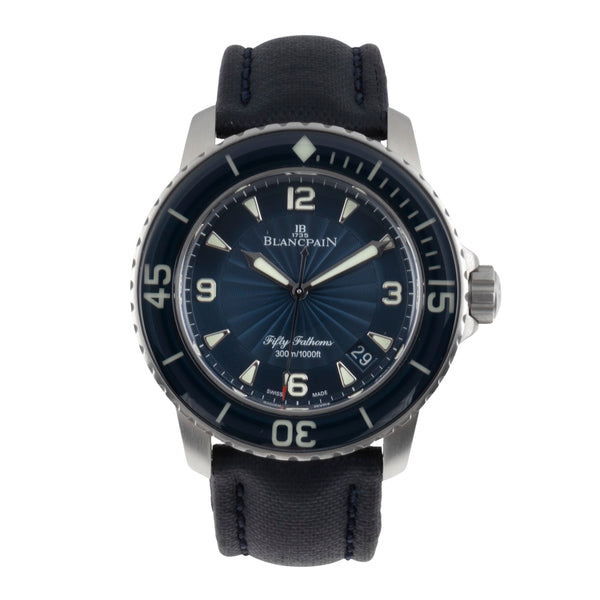 Blancpain Fifty Fathoms steel automatic men's watch 5015d-1140-52b	 LP: 17500EUR  [2506997]