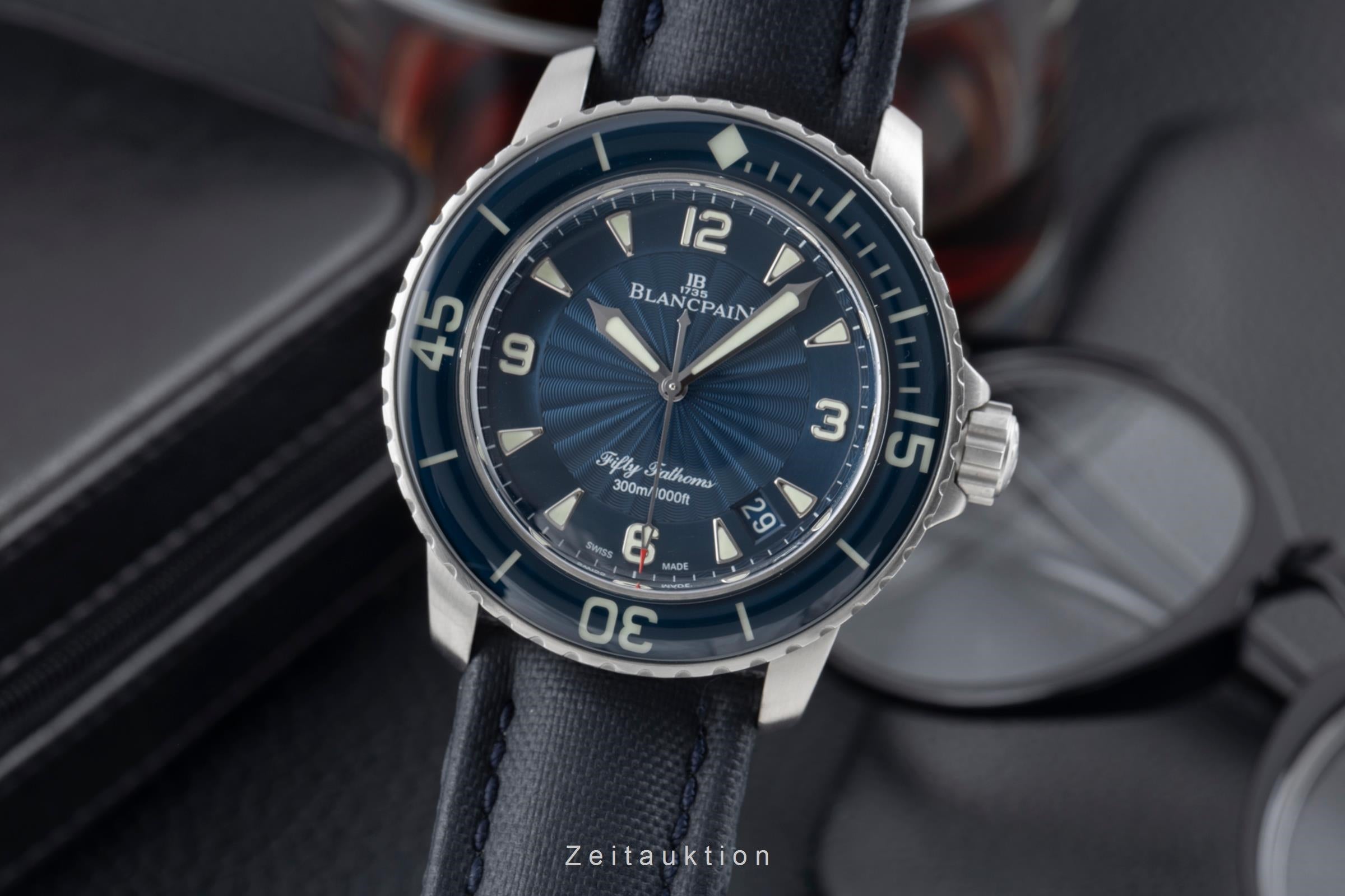 Blancpain Fifty Fathoms steel automatic men's watch 5015d-1140-52b	 LP: 17500EUR  [2506997]