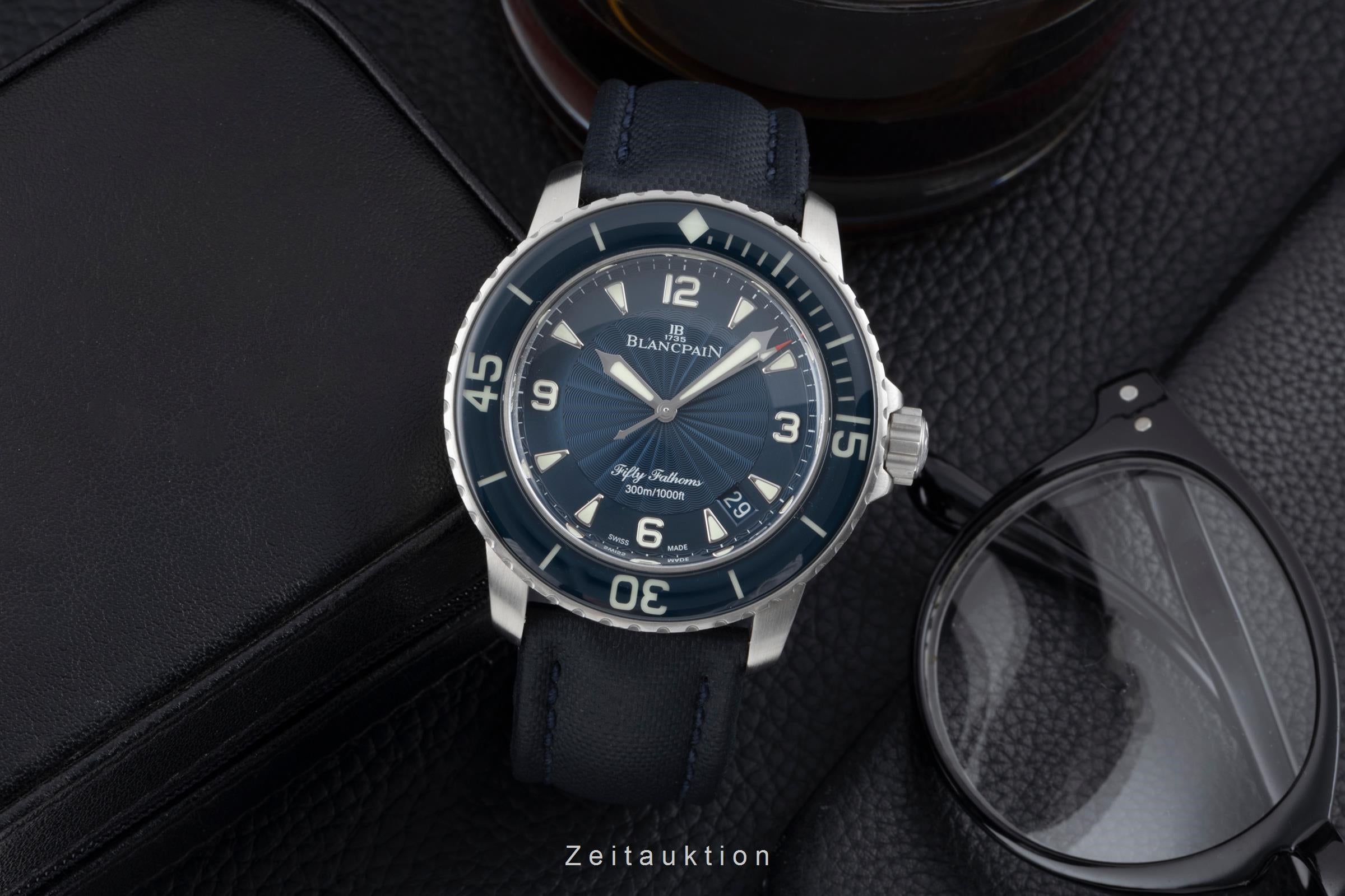Blancpain Fifty Fathoms steel automatic men's watch 5015d-1140-52b	 LP: 17500EUR  [2506997]