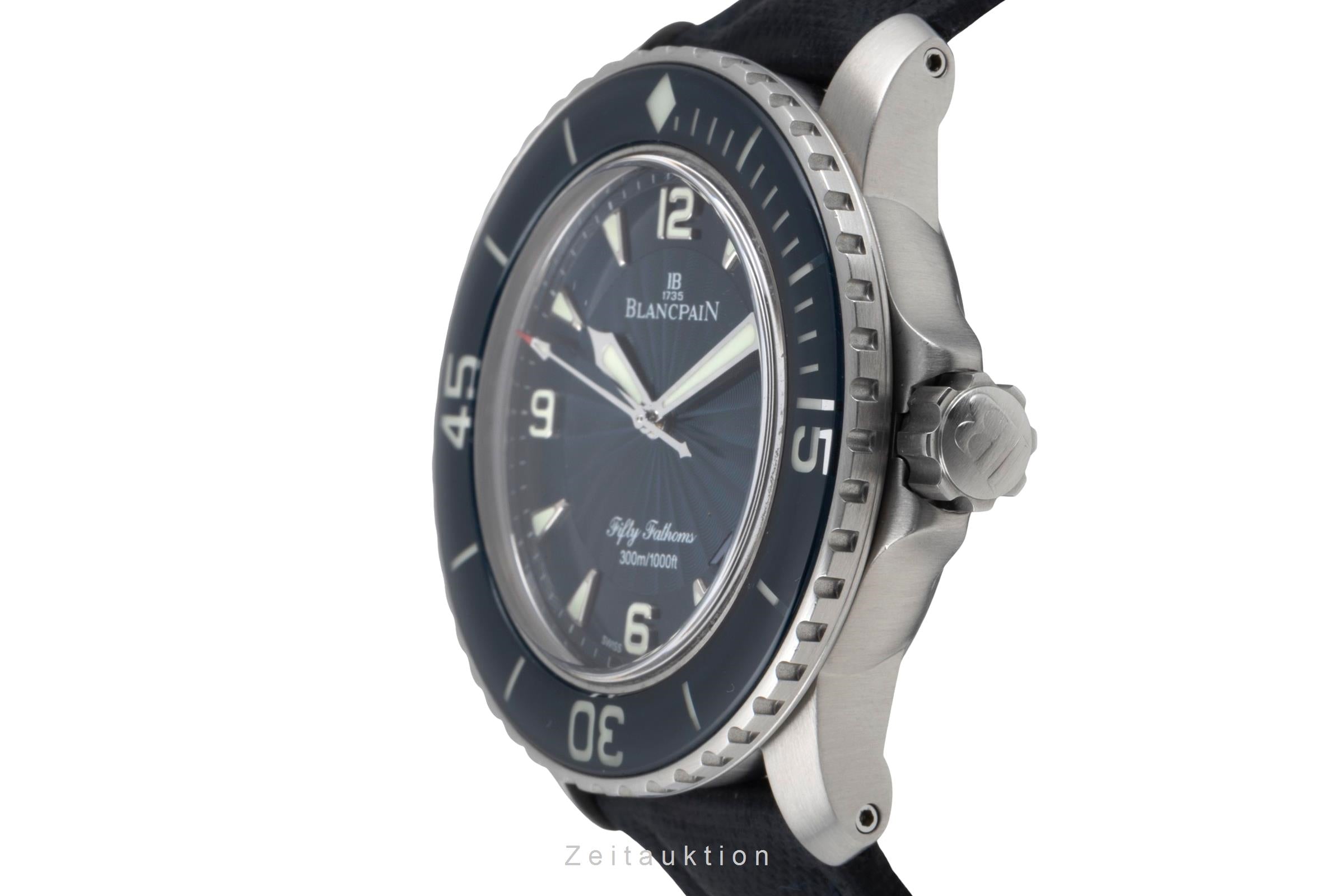 Blancpain Fifty Fathoms steel automatic men's watch 5015d-1140-52b	 LP: 17500EUR  [2506997]